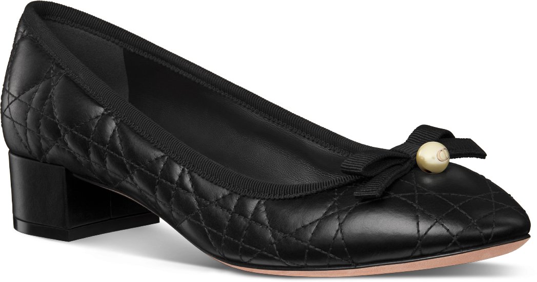 Dior Ballet Pump Three quarter closed view Three quarter closed view