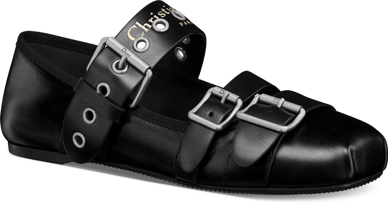 Dior Punk Ballet Flat Three quarter closed view Three quarter closed view