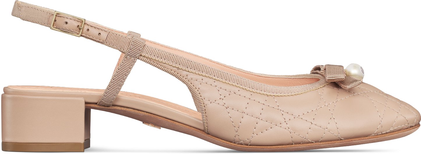 Dior Ballet Slingback Pump Black Quilted Cannage Calfskin DIOR