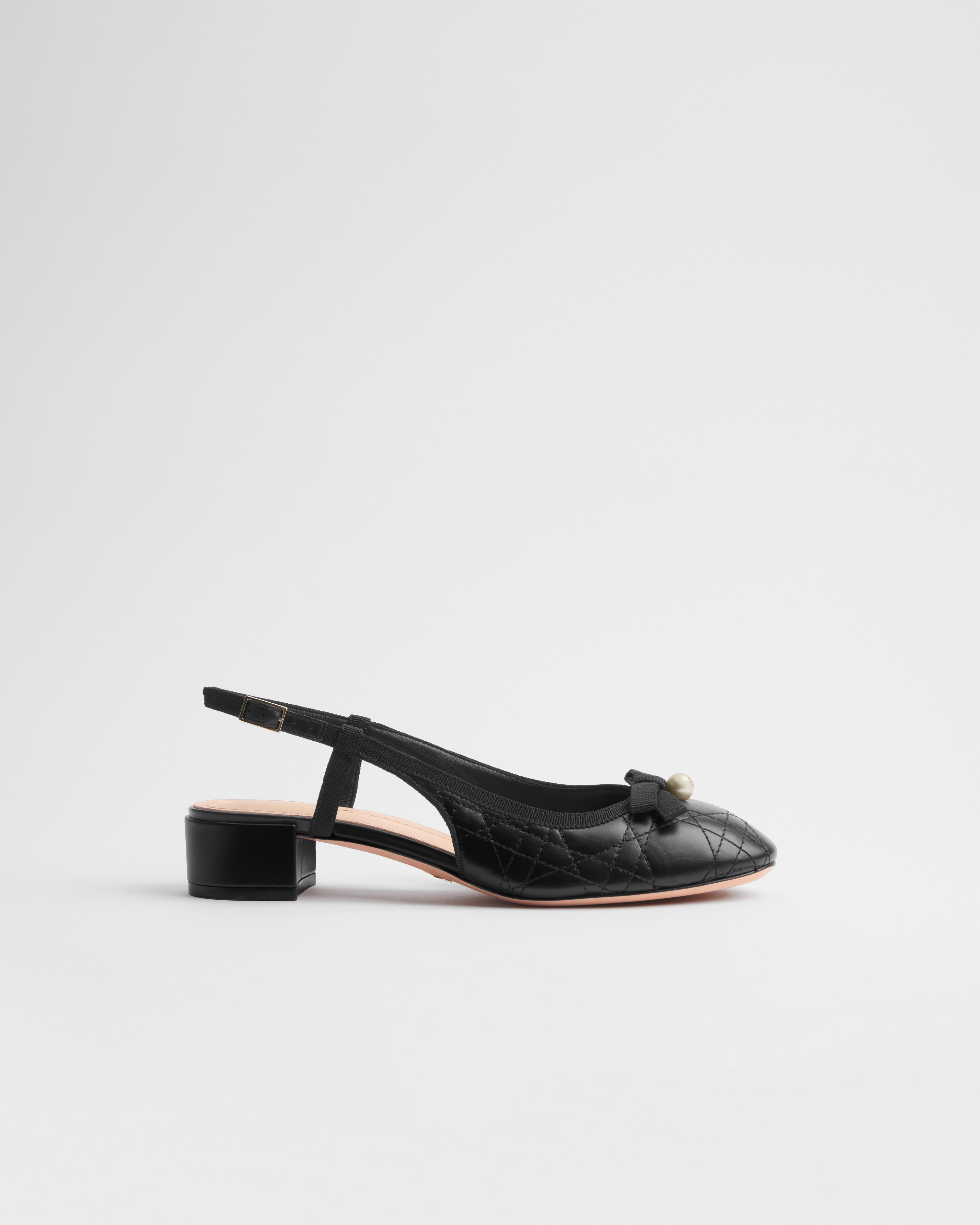 Dior Ballet Slingback Pump Black Quilted Cannage Calfskin E02