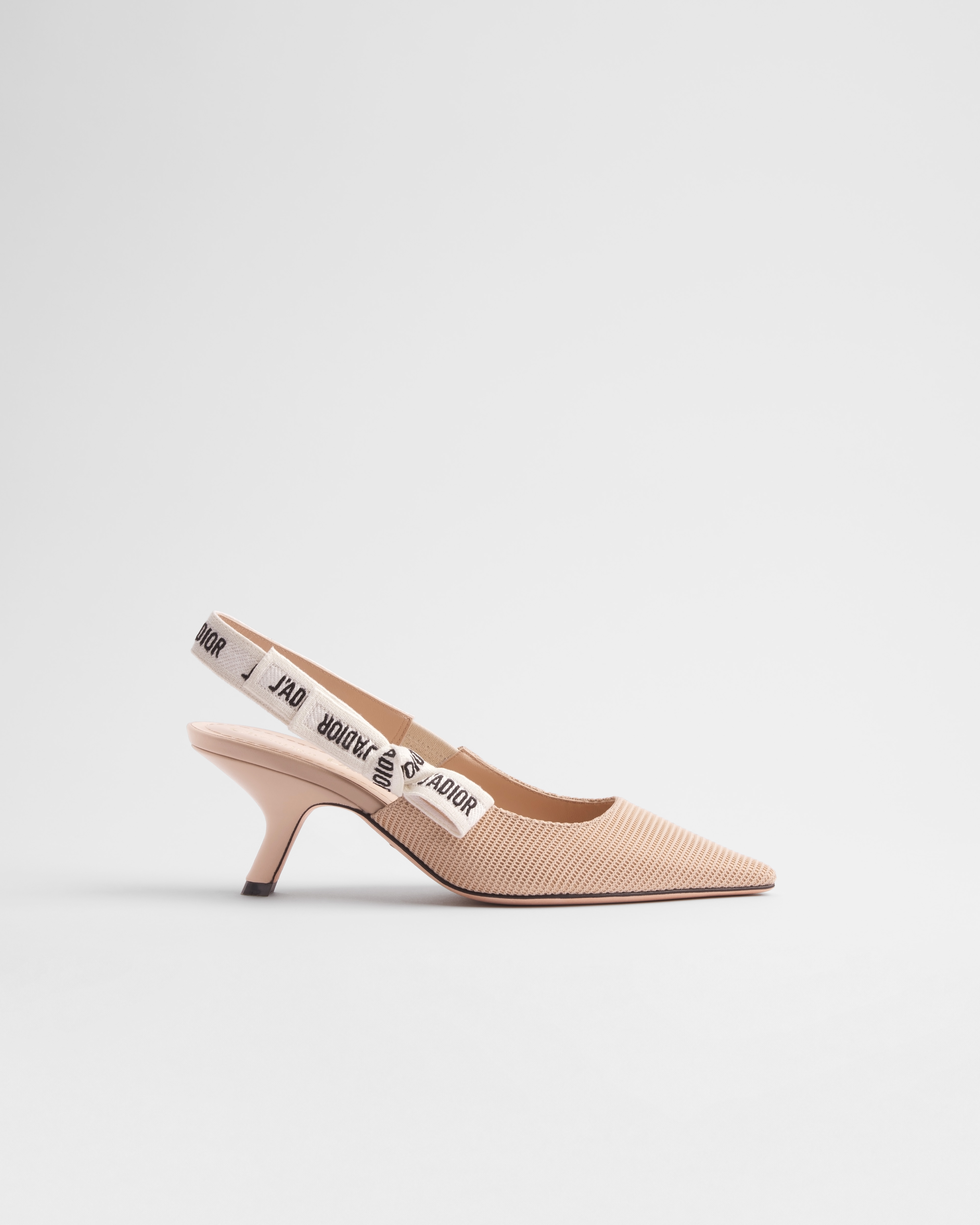 J'Adior-slingback pump Nude technische stof E02