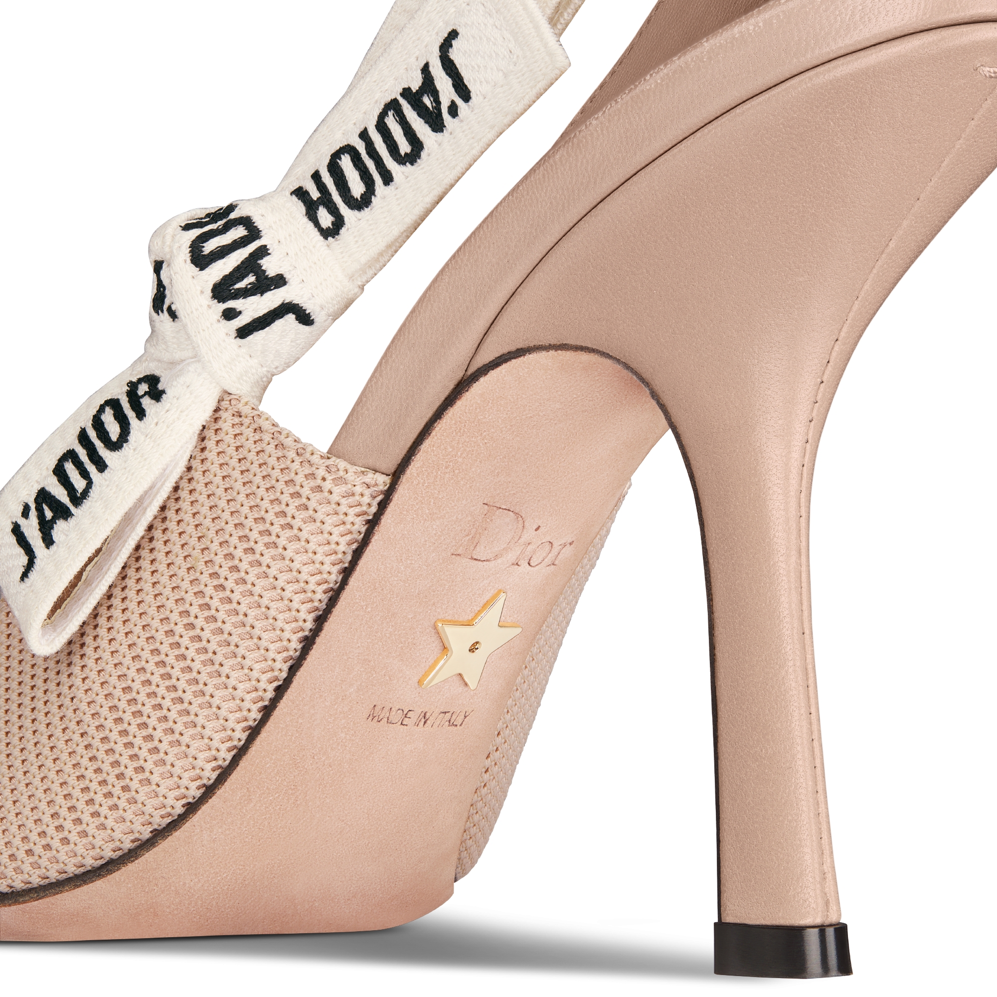 J'Adior-slingback pump Nude technische stof E09