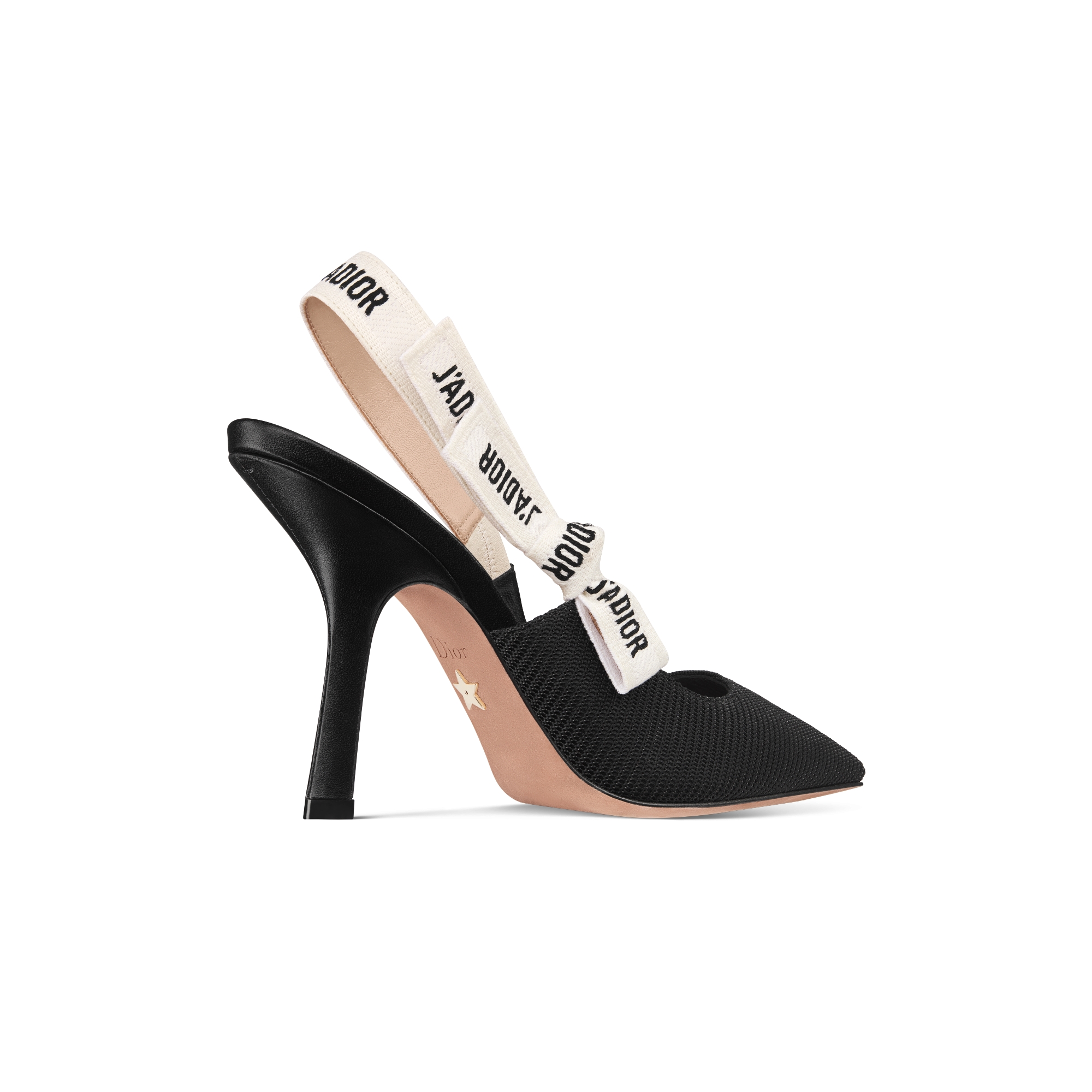 J'Adior Slingback-Pumps Funktionsstoff in Schwarz E05