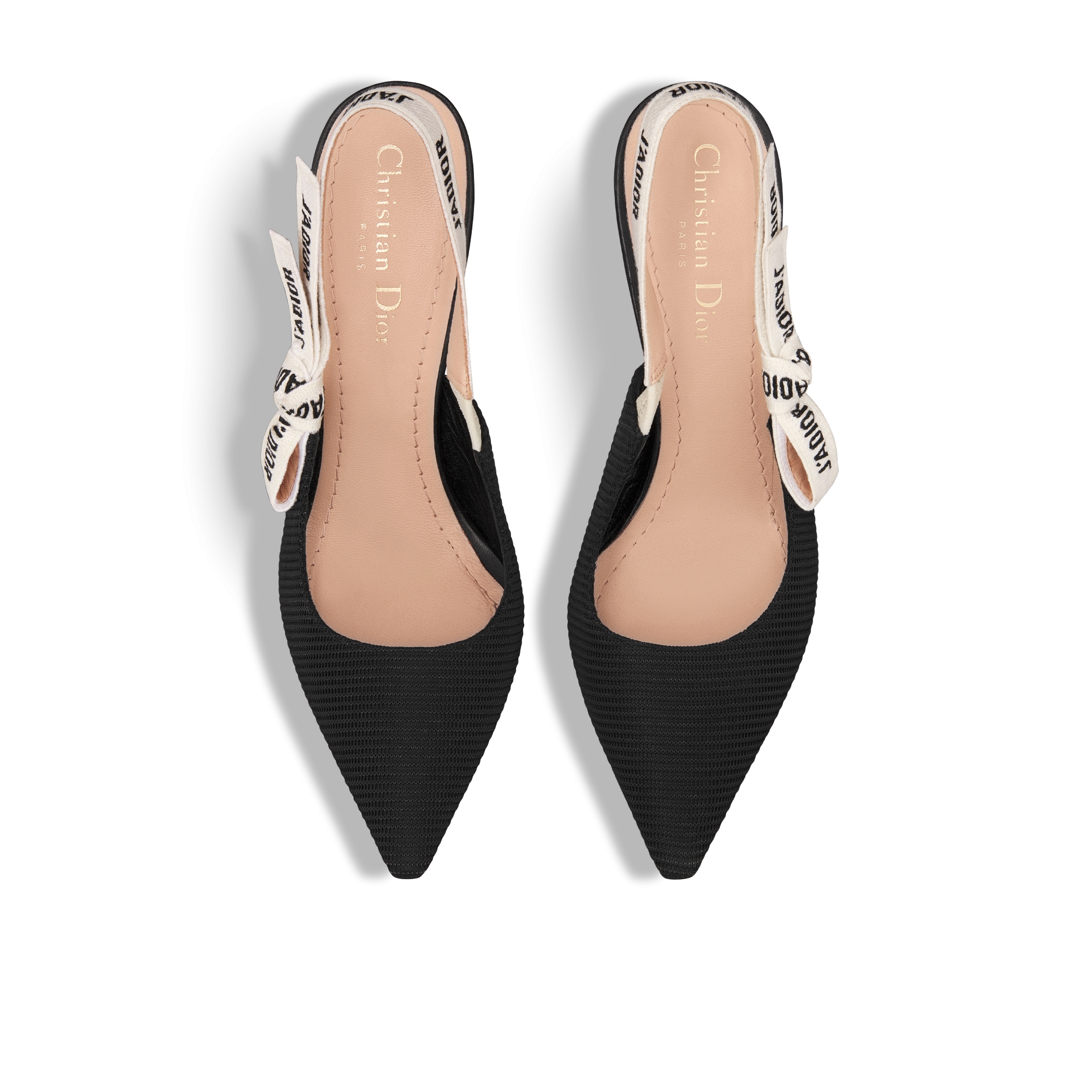 J'Adior Slingback-Pumps Funktionsstoff in Schwarz E06