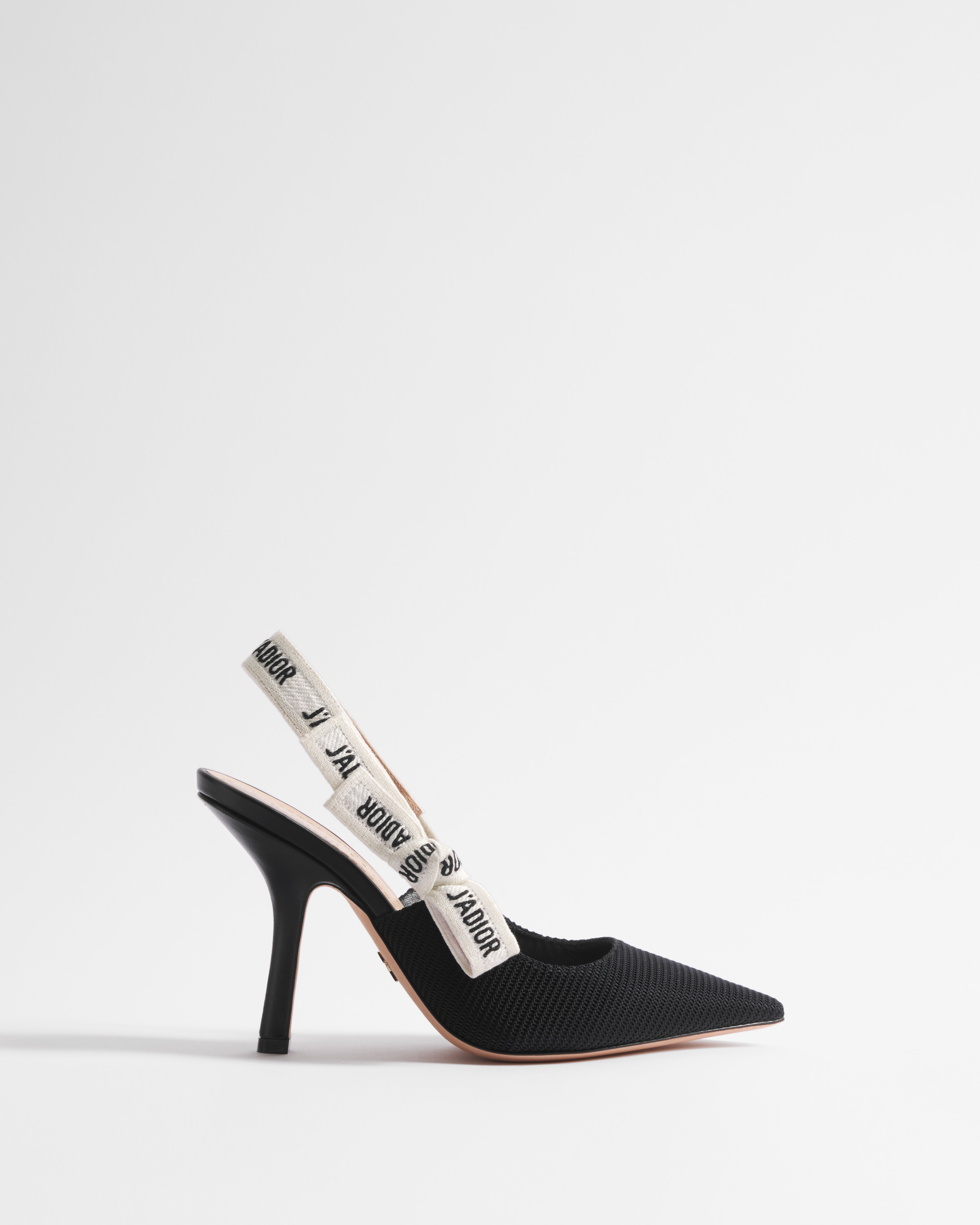 J'Adior Slingback Pump Black Technical Fabric E02