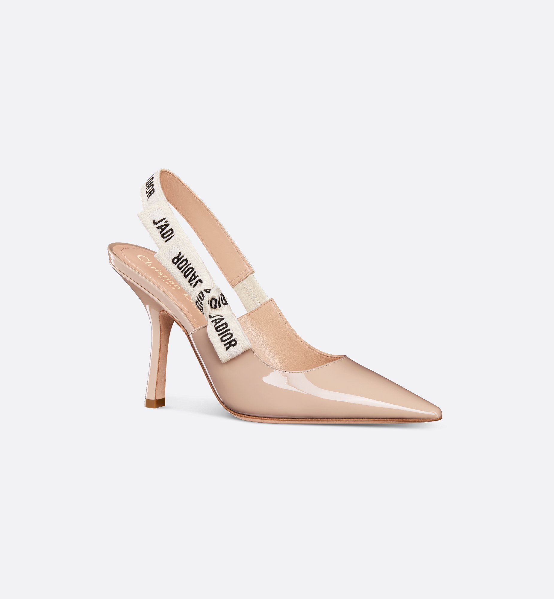 J'Adior Slingback Pump Nude Patent Calfskin | DIOR J'Adior Slingback Pump Nude Patent Calfskin | DIOR