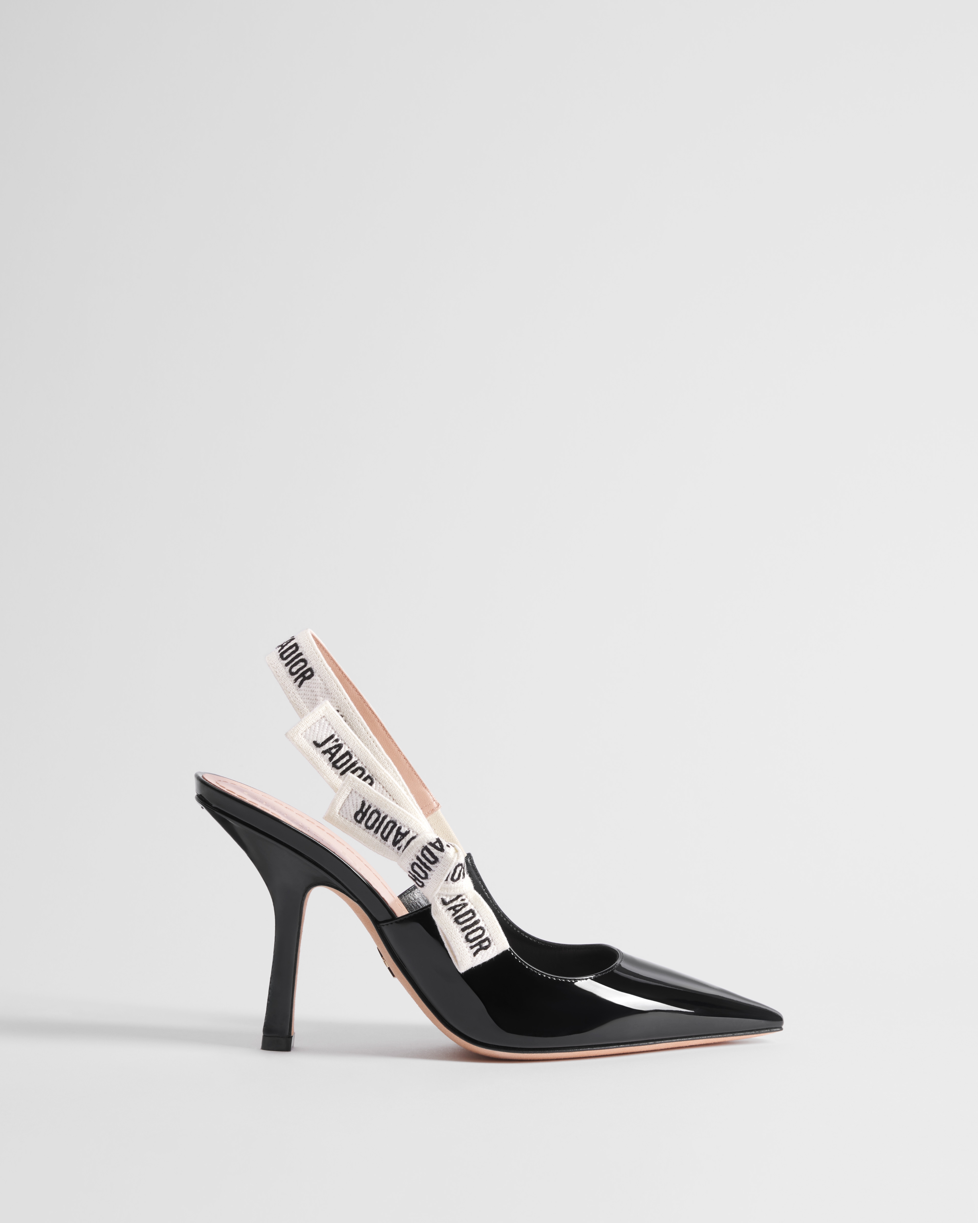 J'Adior Slingback Pump Black Patent Calfskin E02