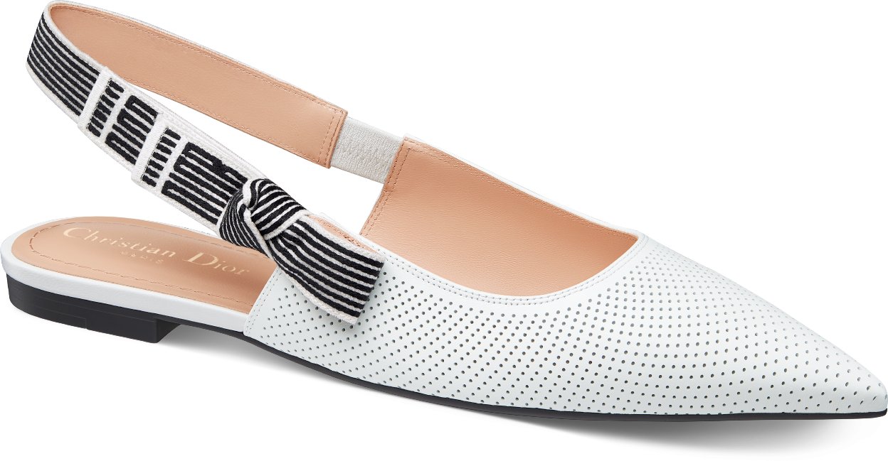 Dior Toujours Slingback Flat Three quarter closed view Three quarter closed view