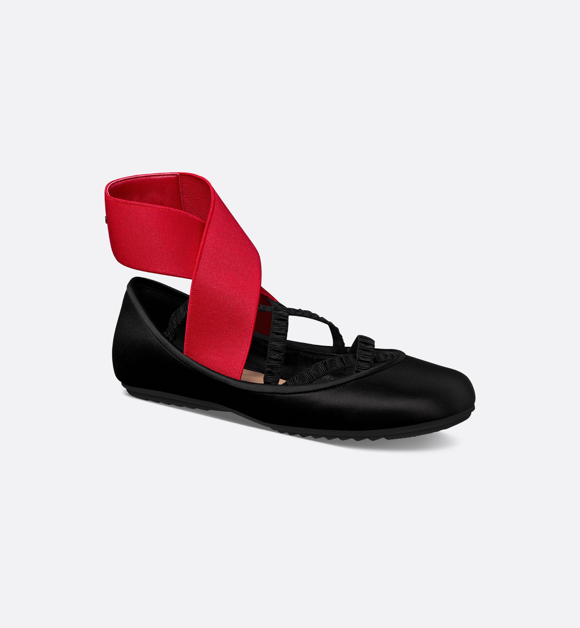J'Adior Slingback Flat Ruby Red Calfskin | DIOR J'Adior Slingback Flat Ruby Red Calfskin | DIOR