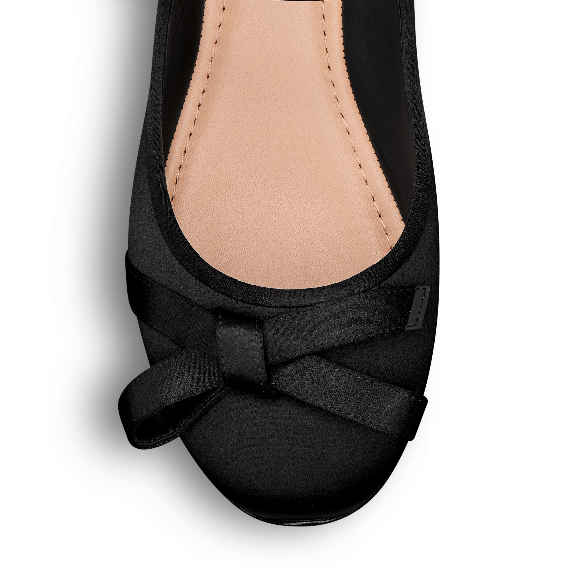 ASOS DESIGN - Lola - Ballerine A Punta In Raso Color Cipria Decorate Con Perle Sintetiche