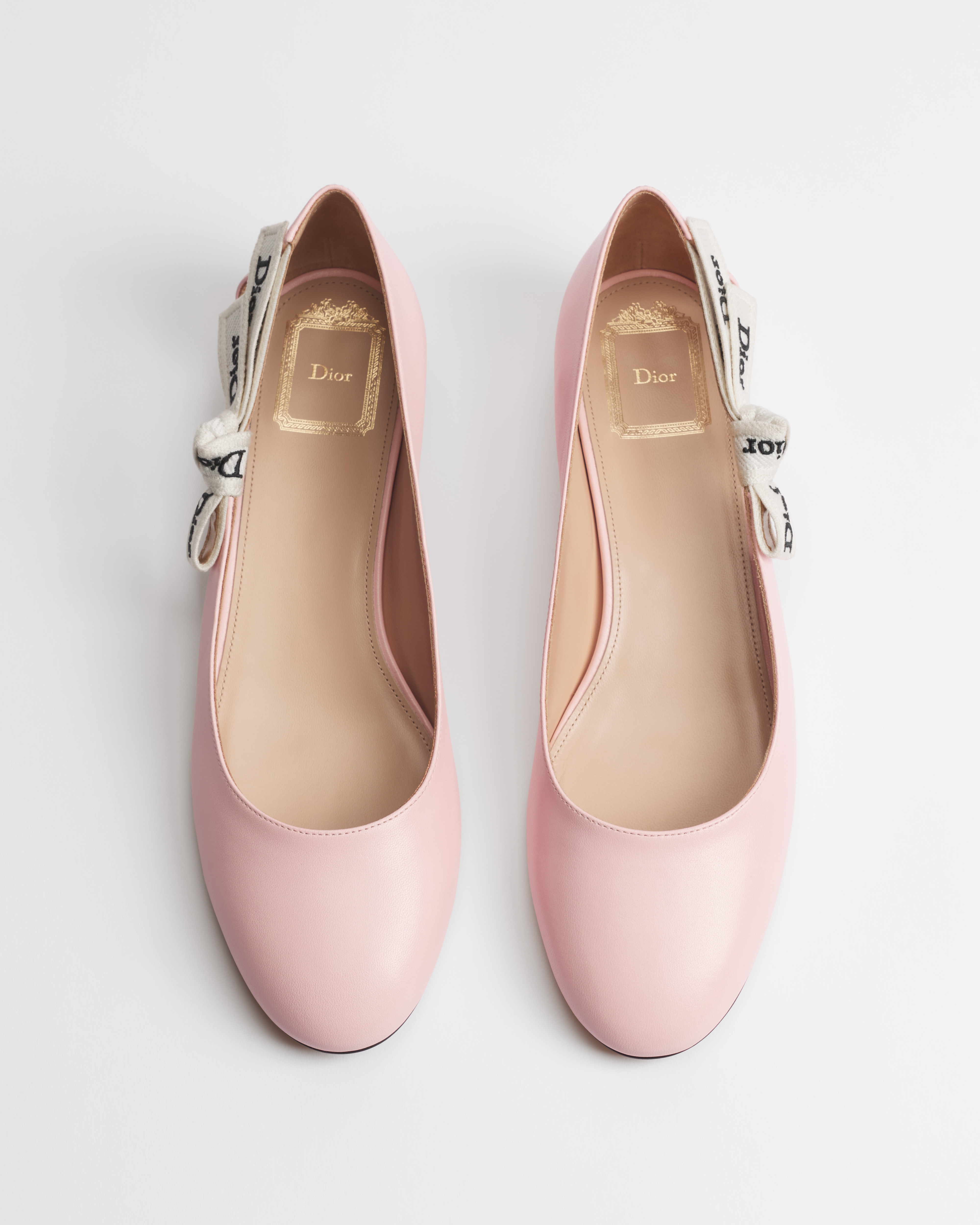 Ballerine J'Adior Dior Qixi Cuir d'agneau rose Soupir E06