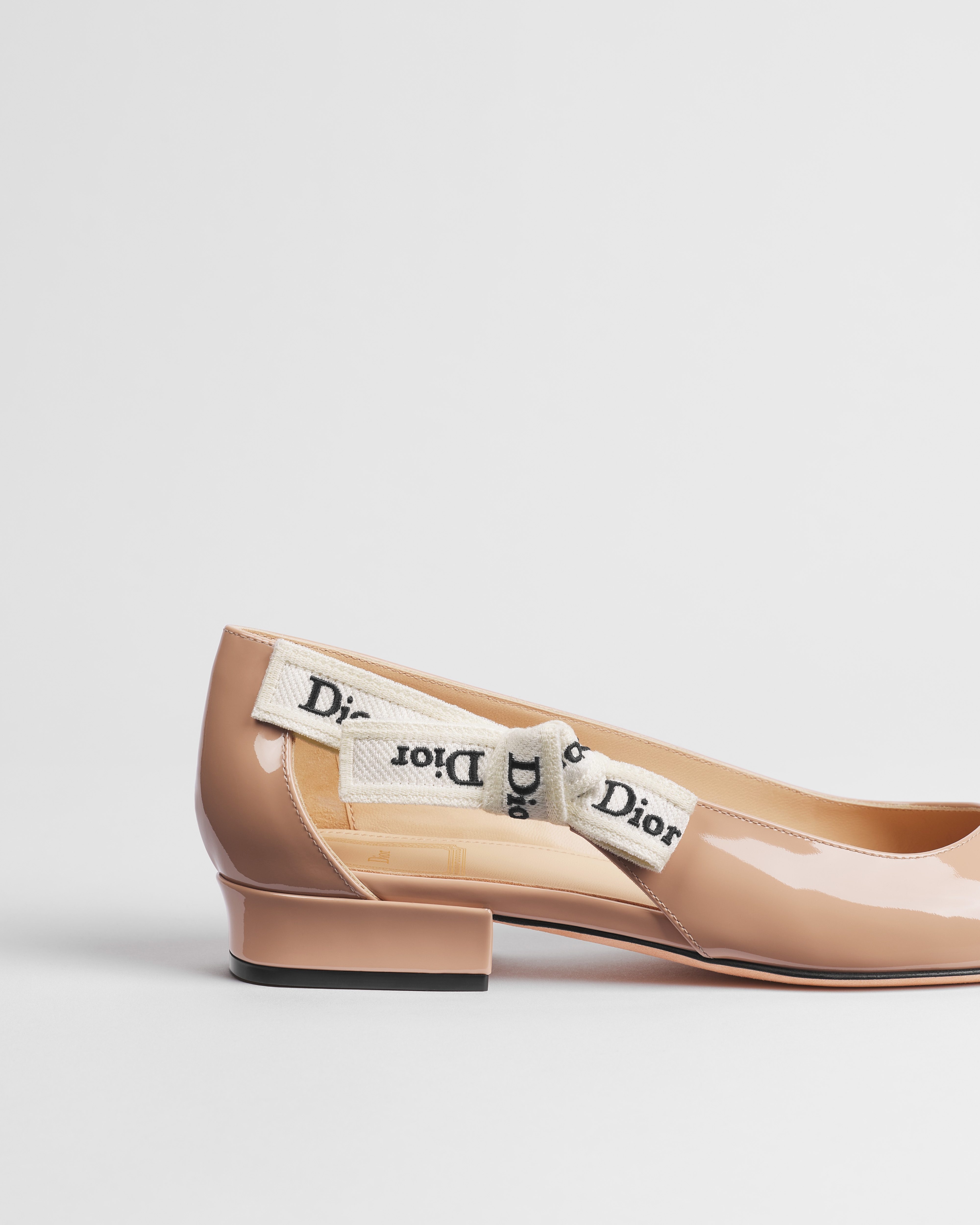 J'Adior Ballet Flat Rose des Vents Patent Calfskin E09