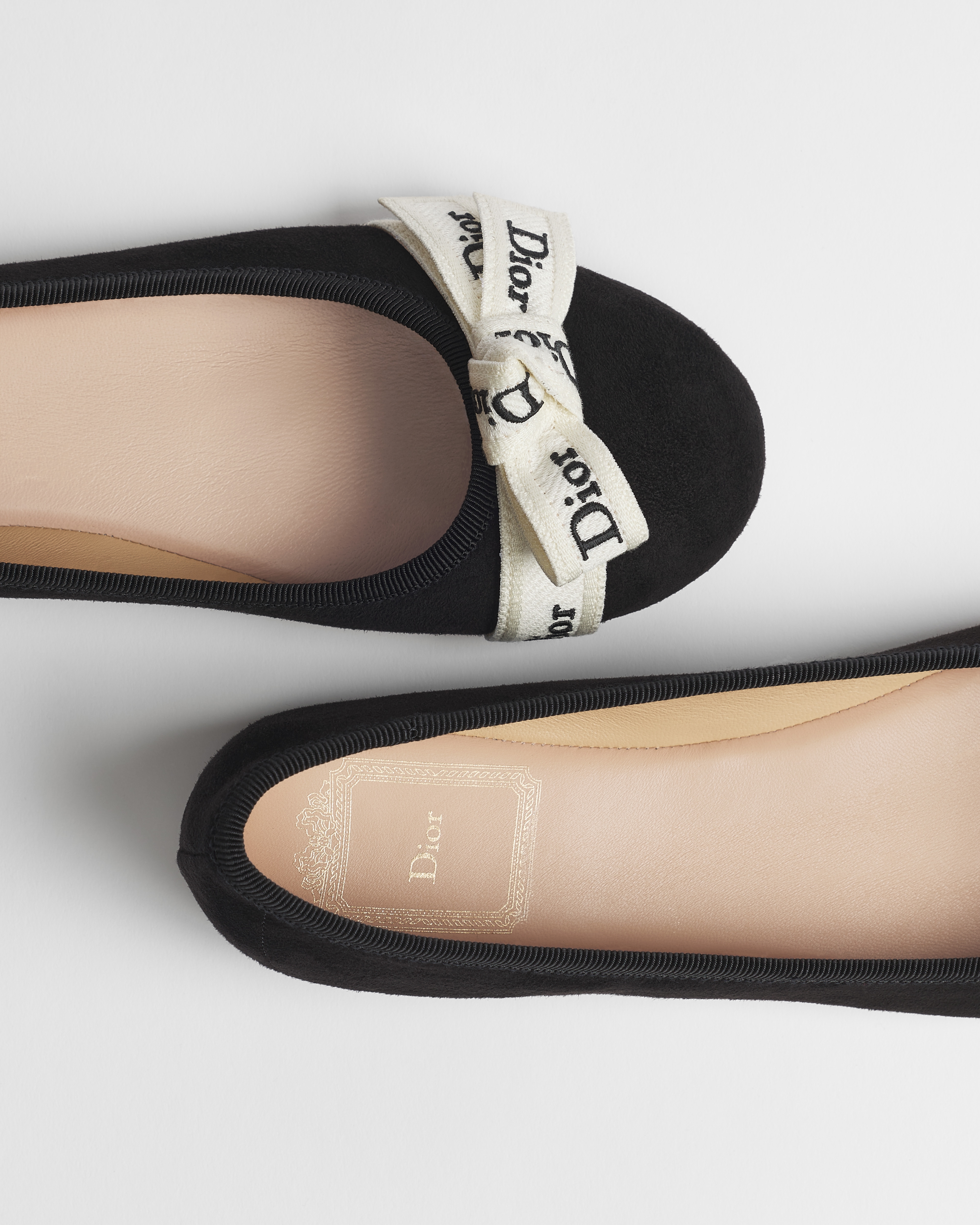Ballerine J'Adior Chèvre velours noir E09