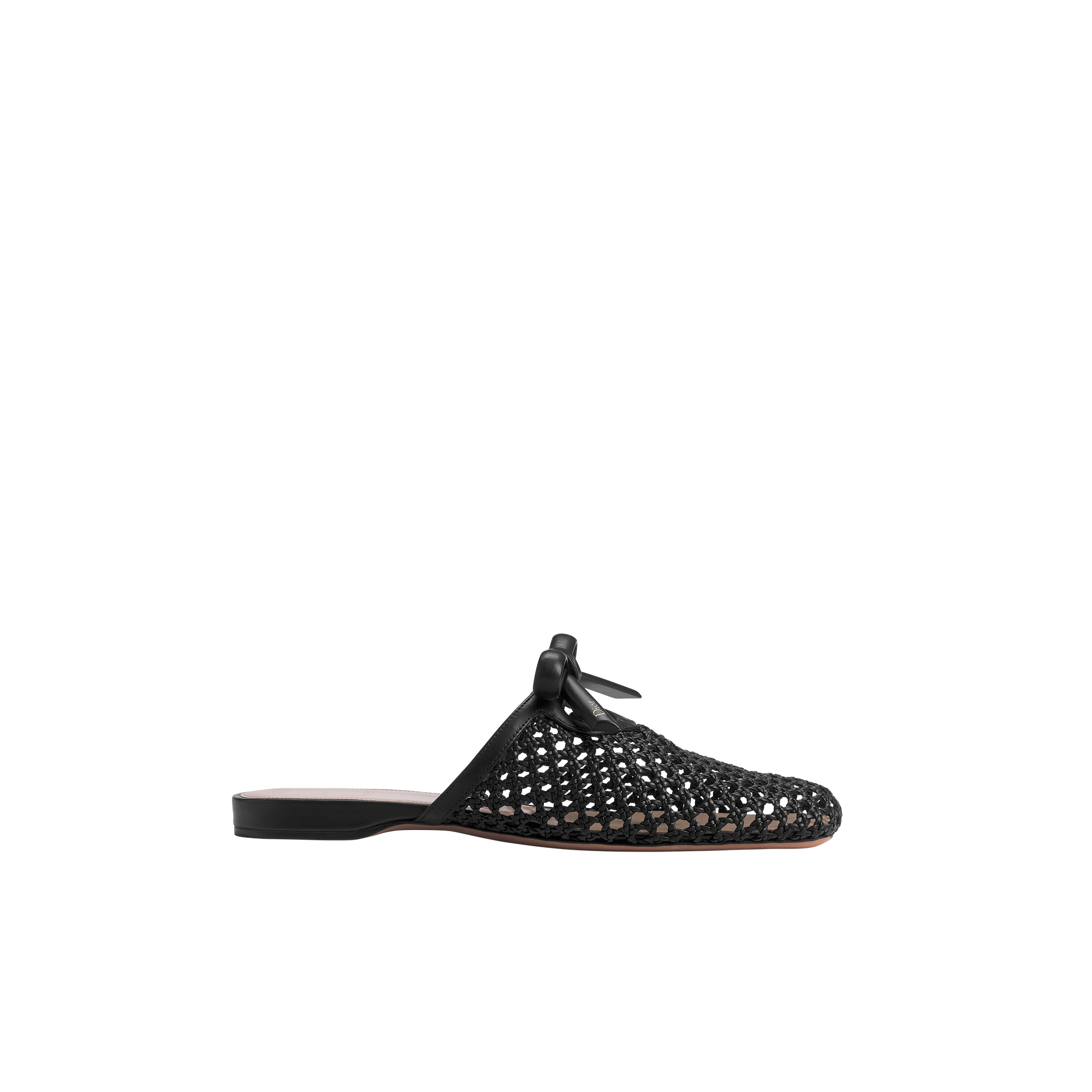  Black Woven Lambskin