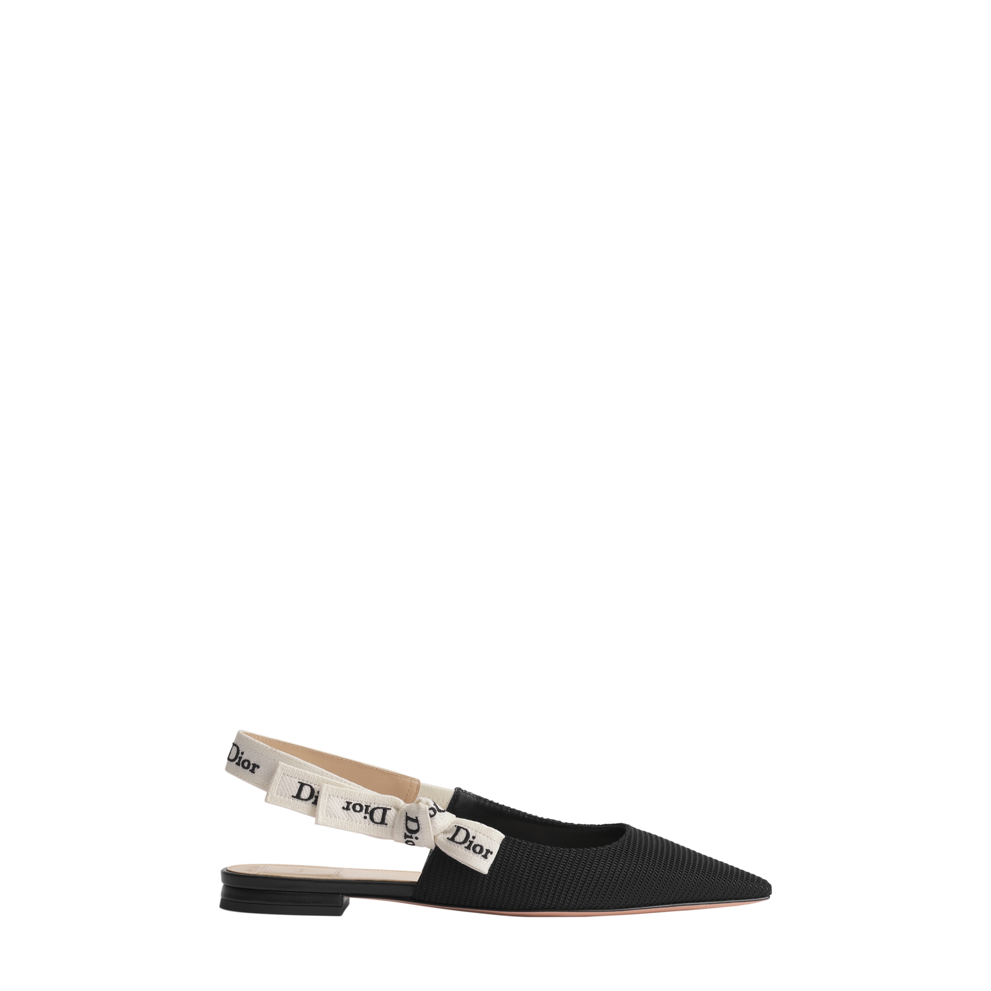 【美品】Christian Dior J'ADIOR フラットシューズ 37 J'Adior Slingback Flat Black Technical Fabric | DIOR US