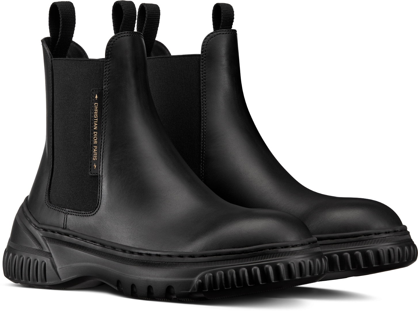 D Racer Ankle Boot Black Calfskin DIOR