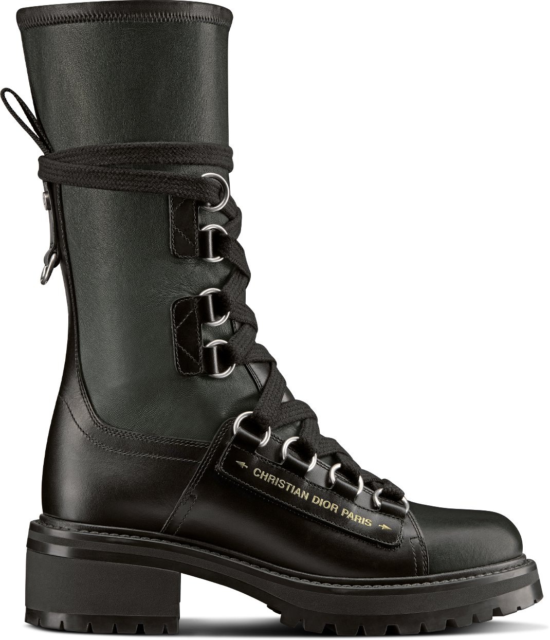 D Fight Ankle Boot Black Lambskin DIOR