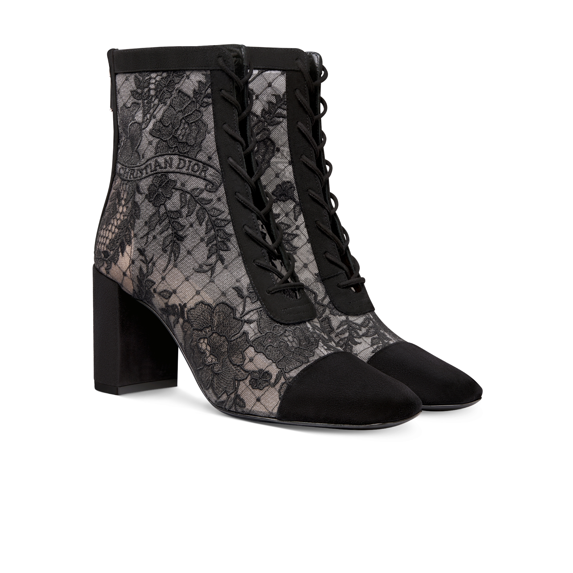 ディオール Dior NAUGHTILY-D ショートブーツ 蝶柄 中古・古着通販】Christian Dior (クリスチャン ディオール) Naughtily