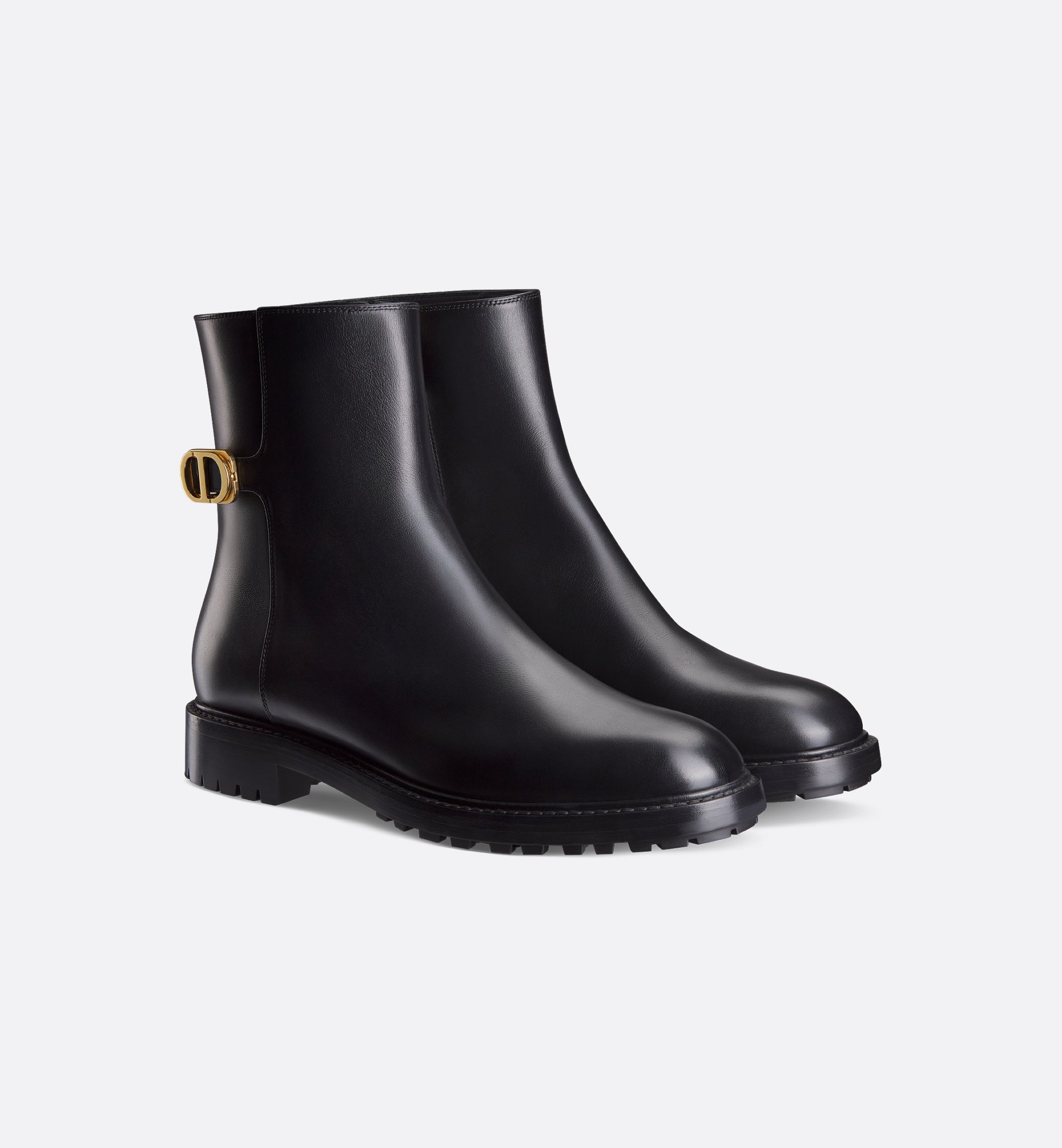 Dior Empreinte Boot Black Calfskin | DIOR Dior Empreinte Boot Black Calfskin | DIOR