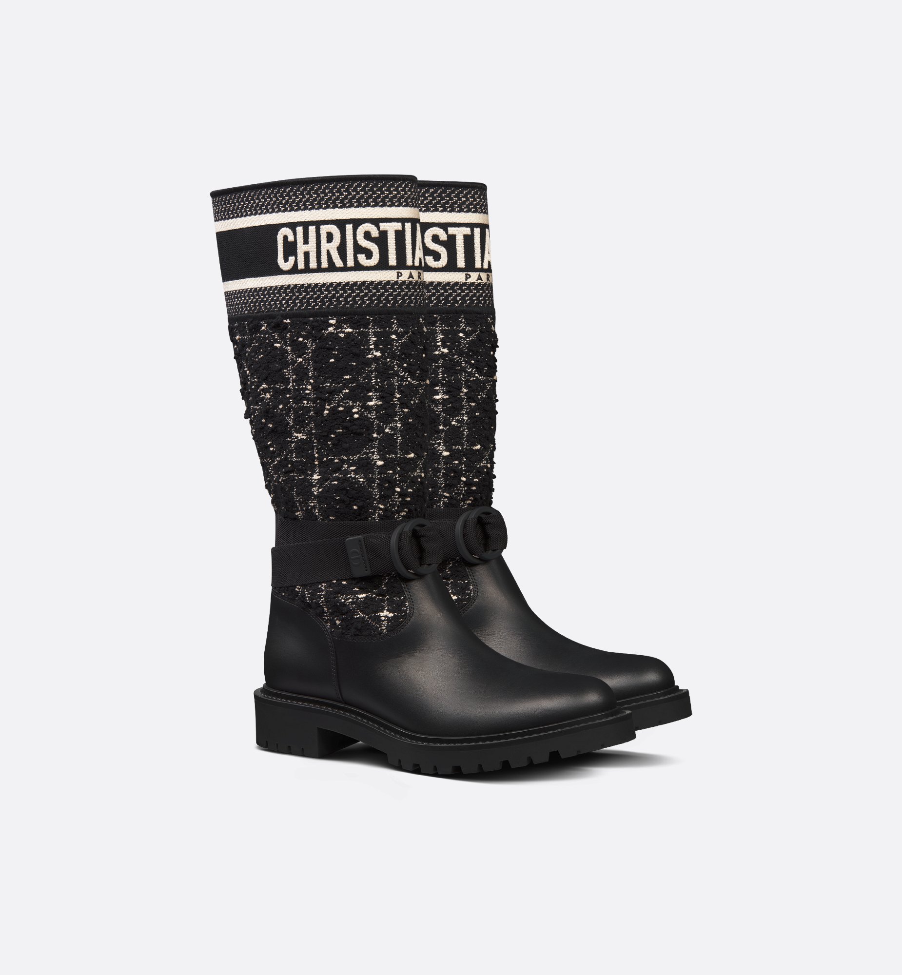 Dior Empreinte Boot Black Calfskin | DIOR Dior Empreinte Boot Black Calfskin | DIOR
