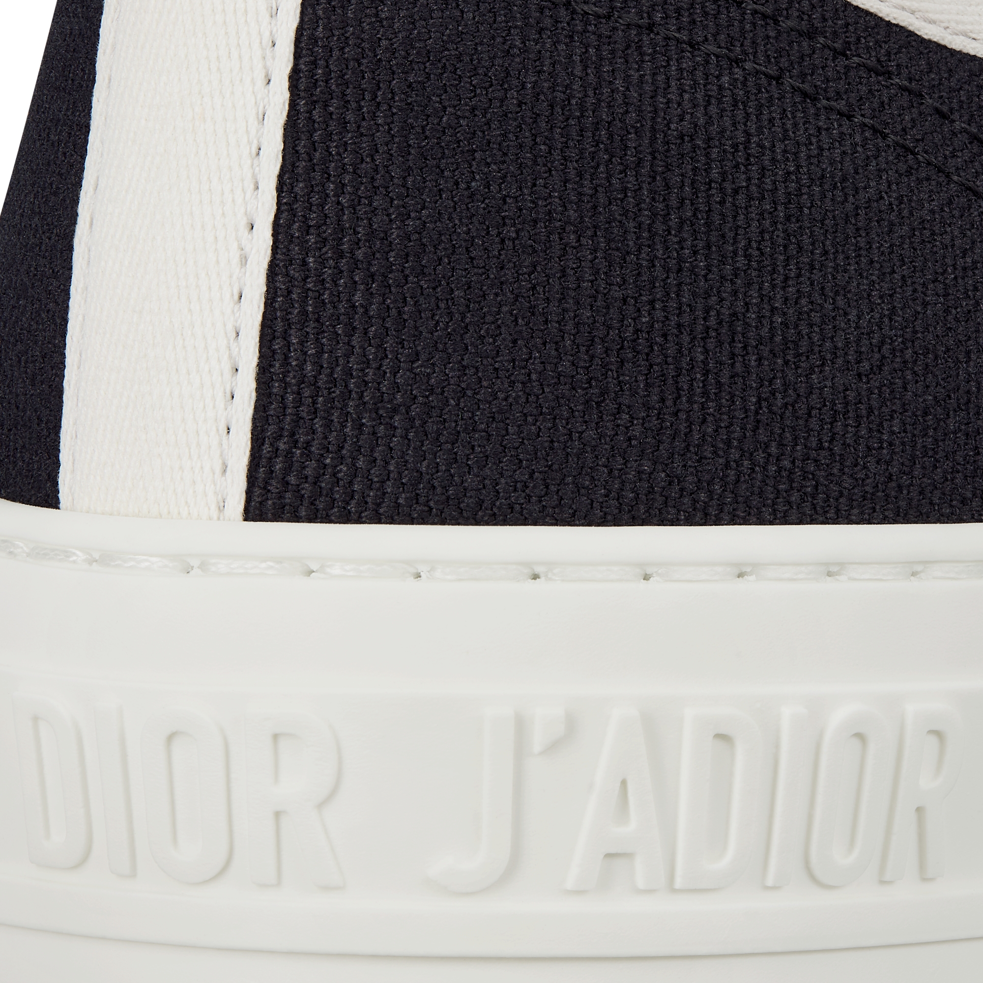 Walk'n'Dior Sneaker Black Cotton Canvas E09