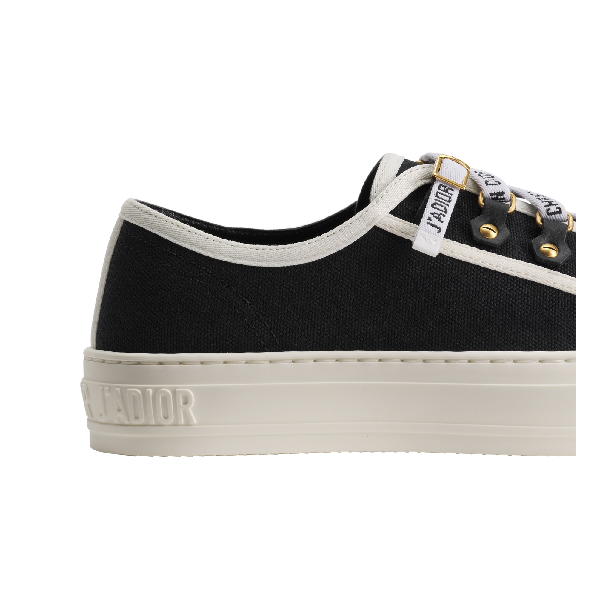 Walk'n'Dior Sneaker Black Cotton Canvas E09