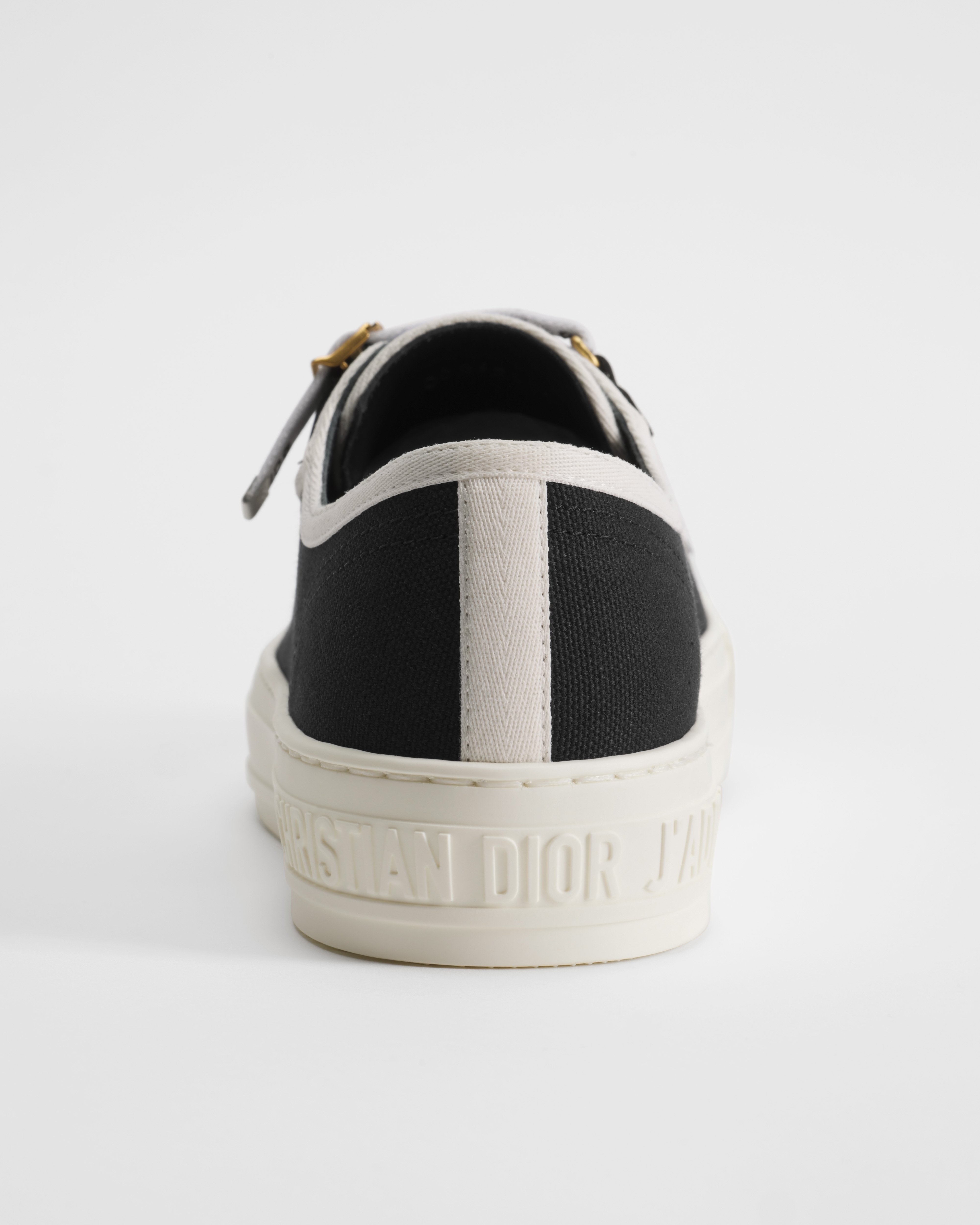 Walk'n'Dior Sneaker Black Cotton Canvas E08