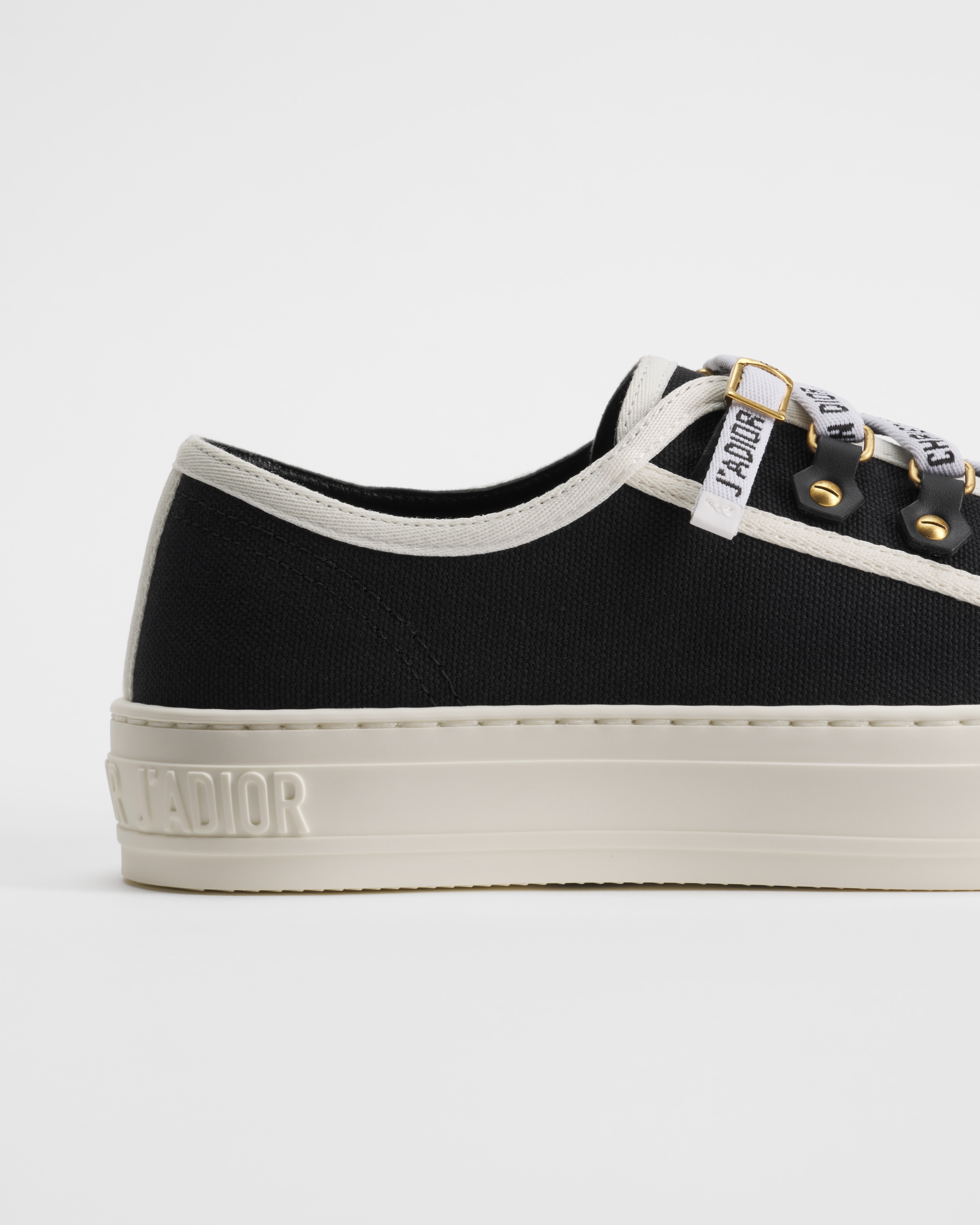 Walk'n'Dior Sneaker Black Cotton Canvas E09
