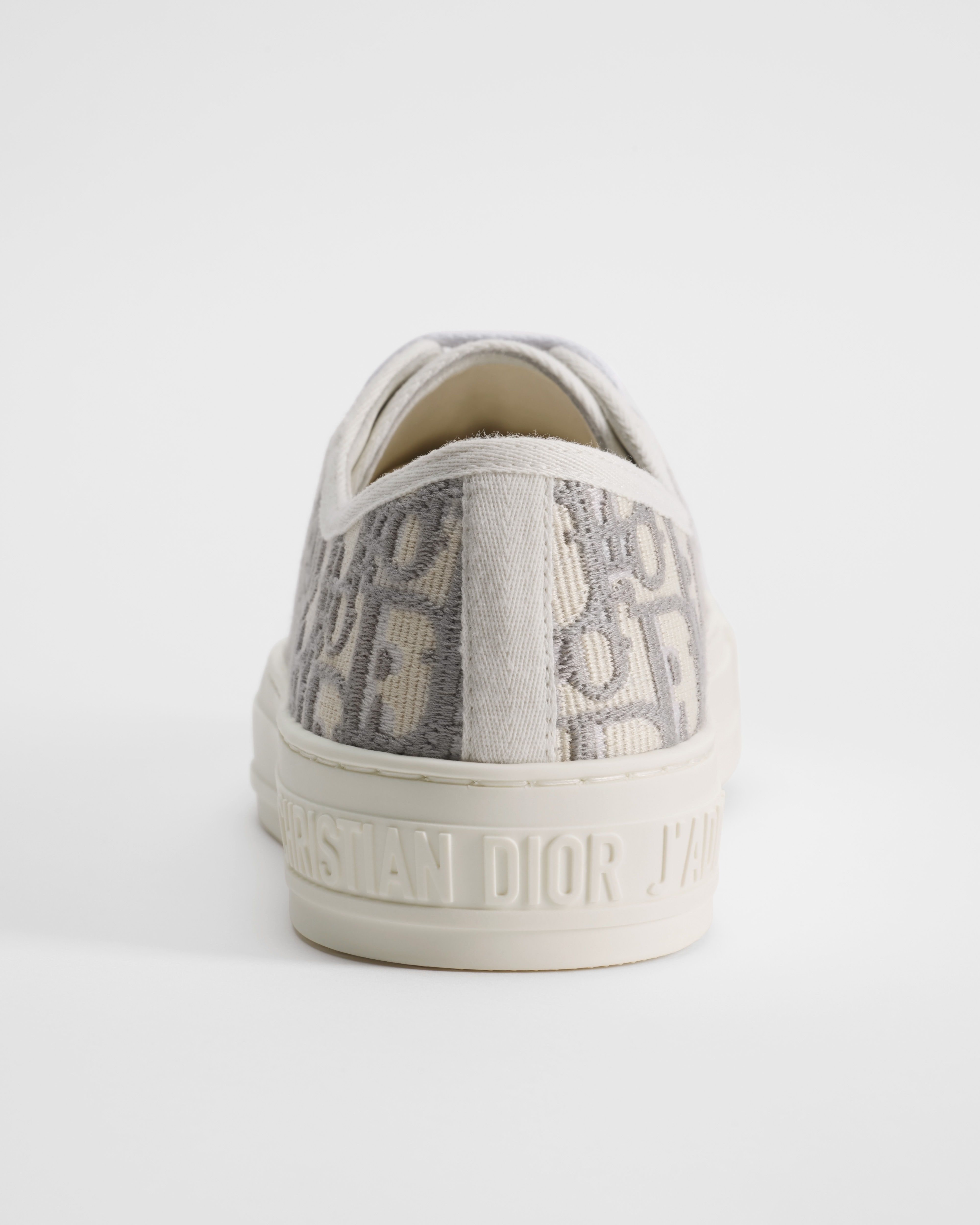 Sneaker Walk'n'Dior Coton brodé du motif Dior Oblique gris Stone E08