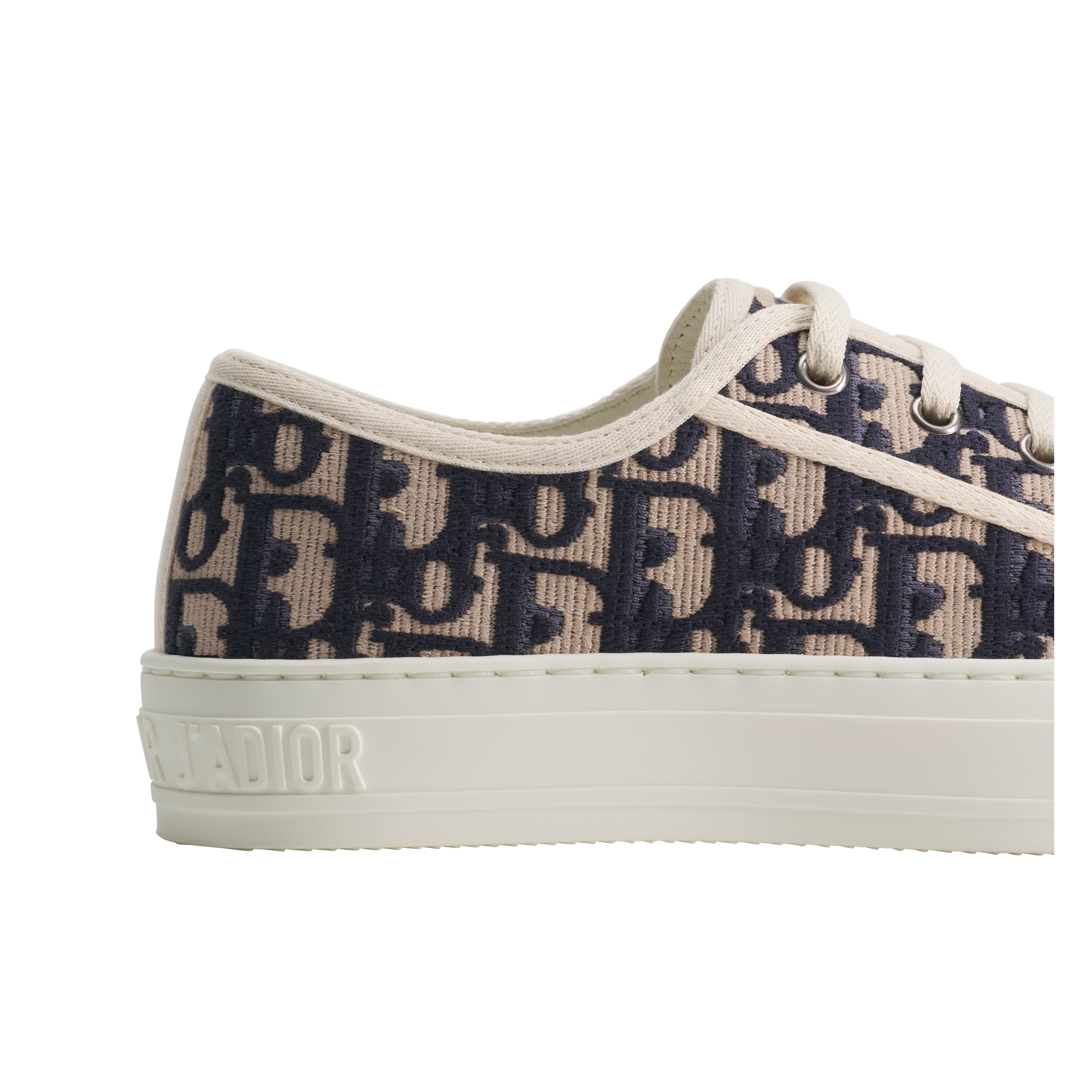 Walk'n'Dior Sneaker Deep Blue Dior Oblique Embroidered Cotton E09