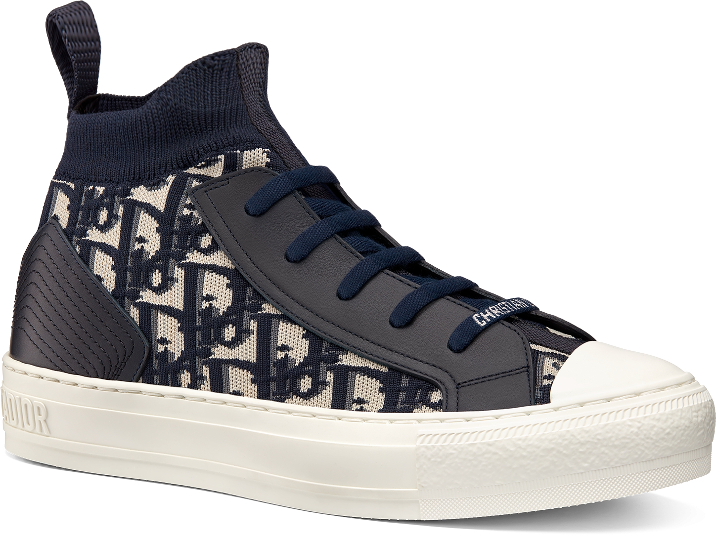 Walk n Dior Sneaker Deep Blue Dior Oblique Technical Mesh and Calfskin DIOR