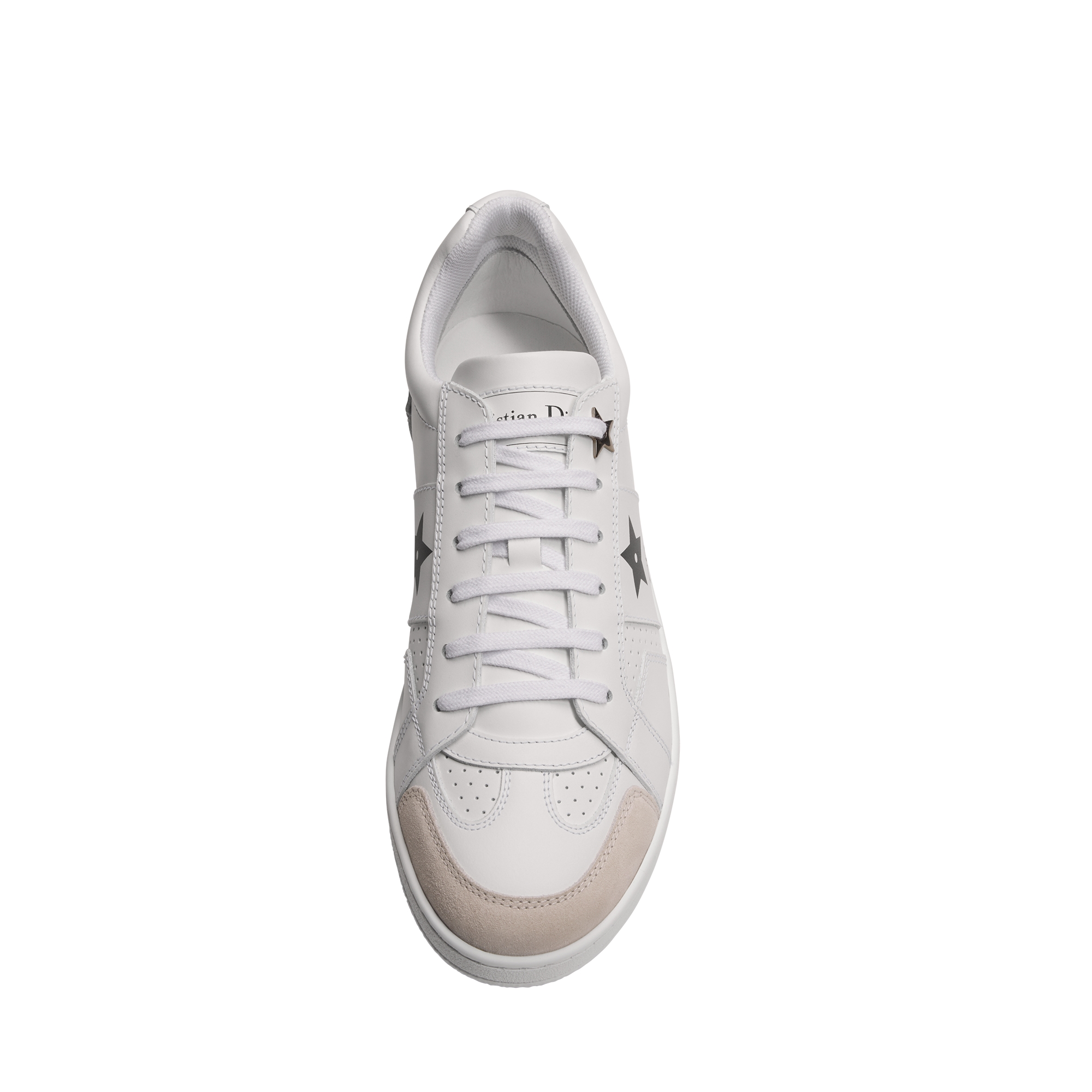 Dior Star Sneaker White Calfskin and Suede Calfskin E12