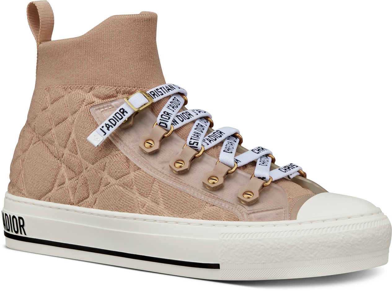Walk n Dior Sneaker Nude Macrocannage Technical Mesh DIOR