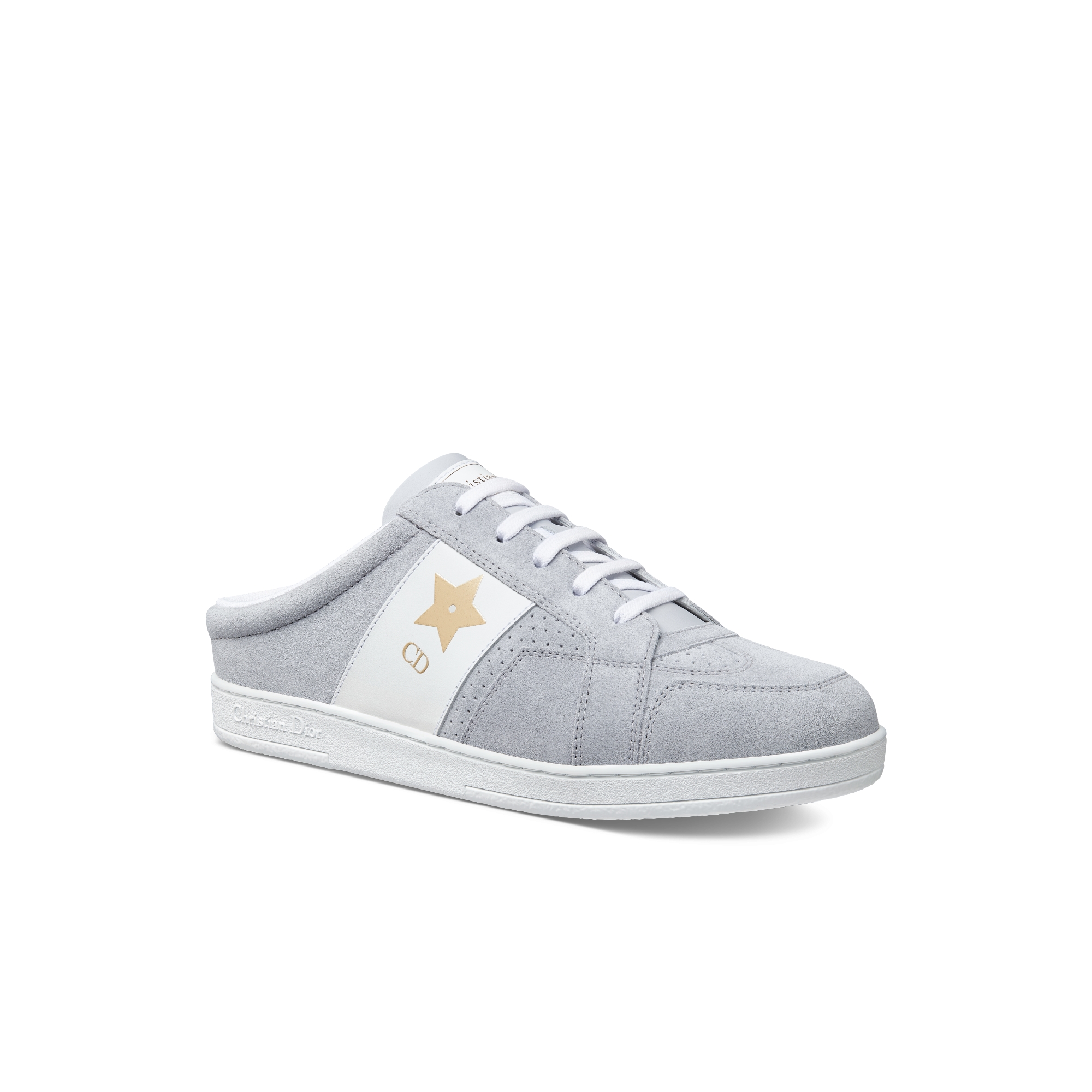 Dior Star Sneaker Pale Blue Suede Calfskin E03