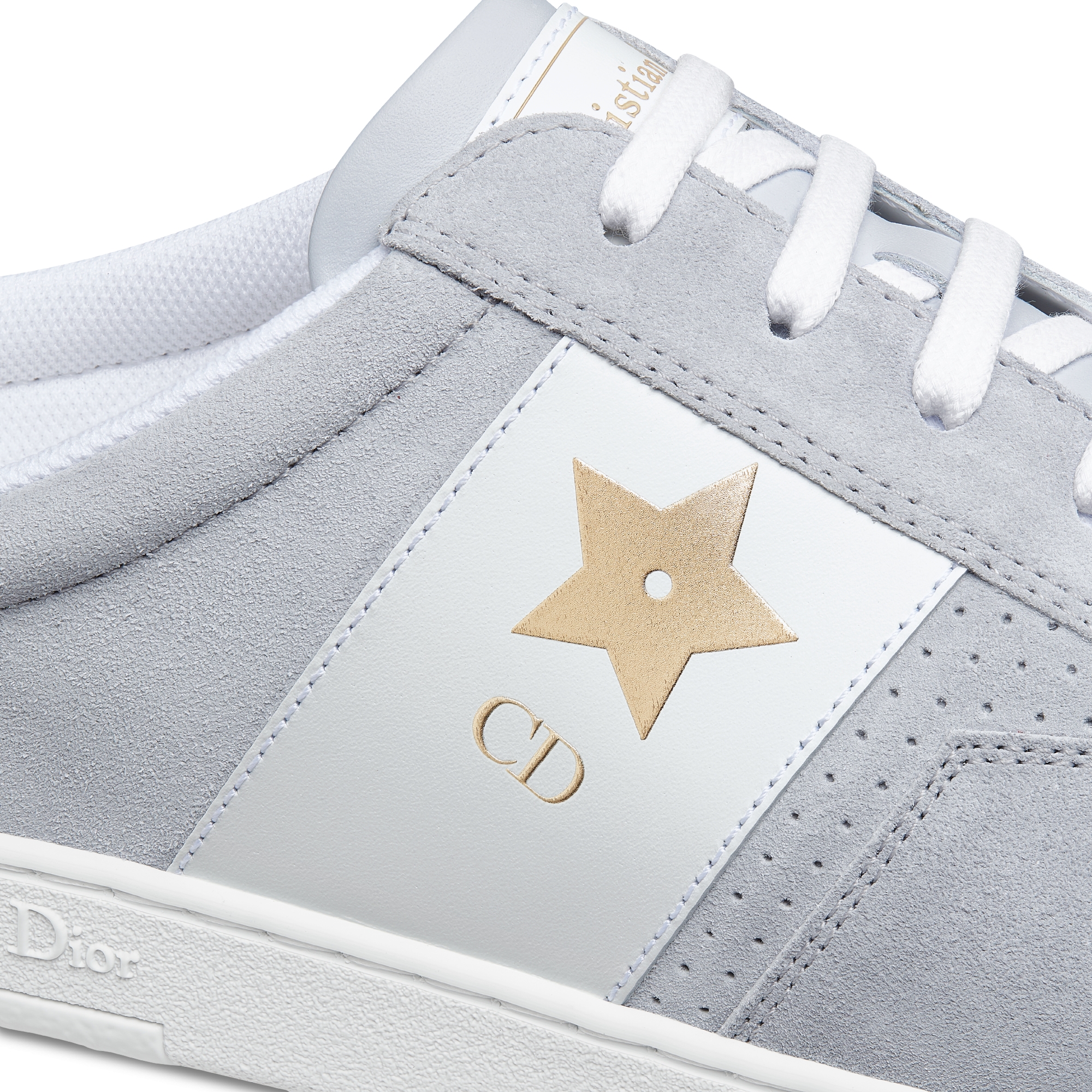 Dior Star Sneaker Pale Blue Suede Calfskin E09