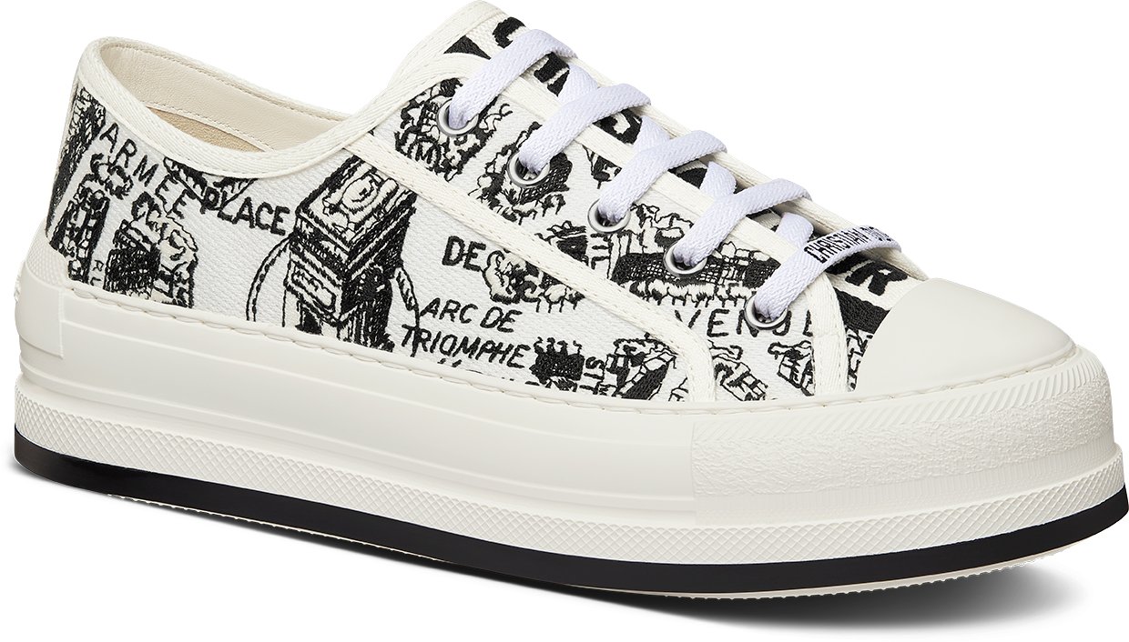 Walk'n'Dior Platform Sneaker Three quarter closed view Three quarter closed view
