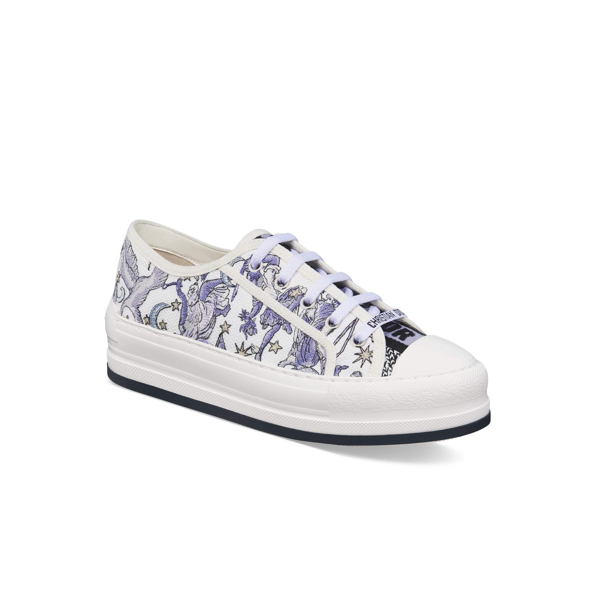 Dior Lucky Walk'n'Dior Platform Sneaker Rose des Vents Pink