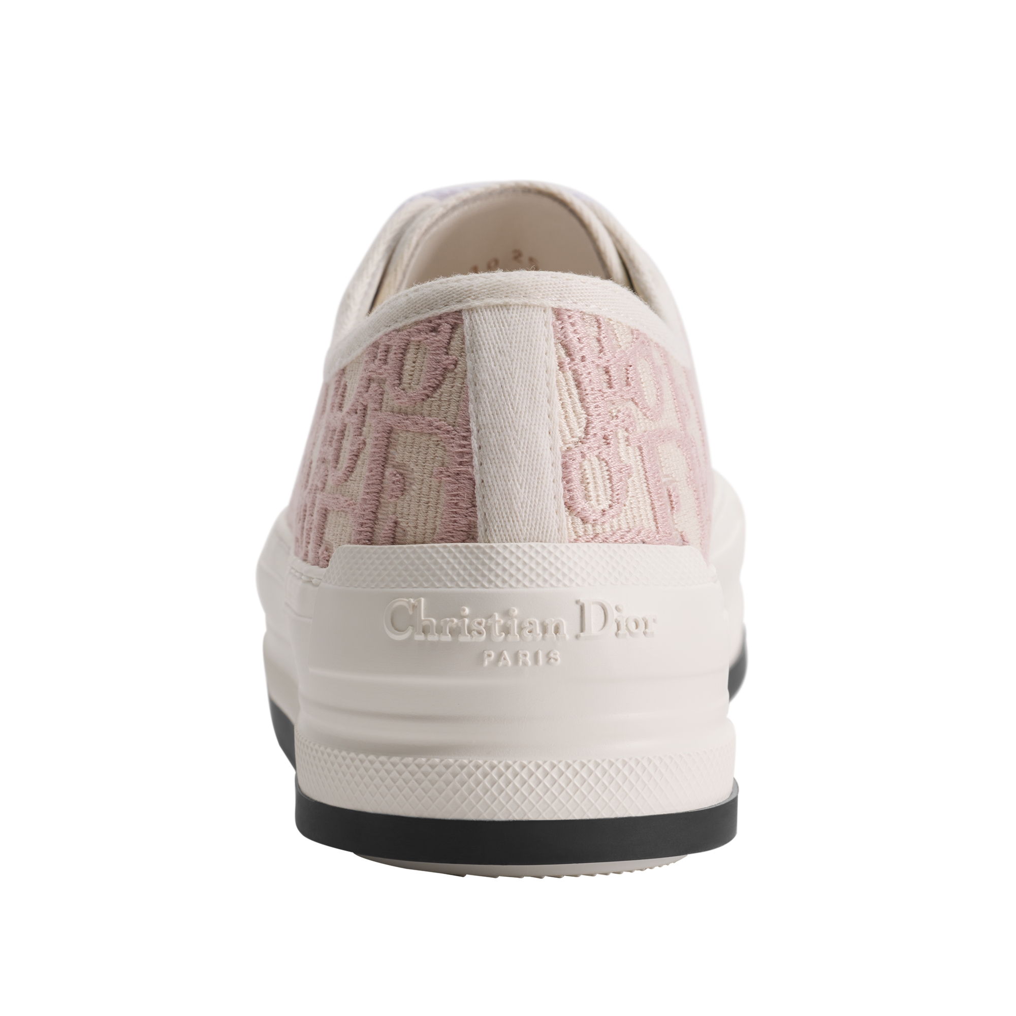 Walk'n'Dior Platform Sneaker Nude Dior Oblique Embroidered Cotton E10