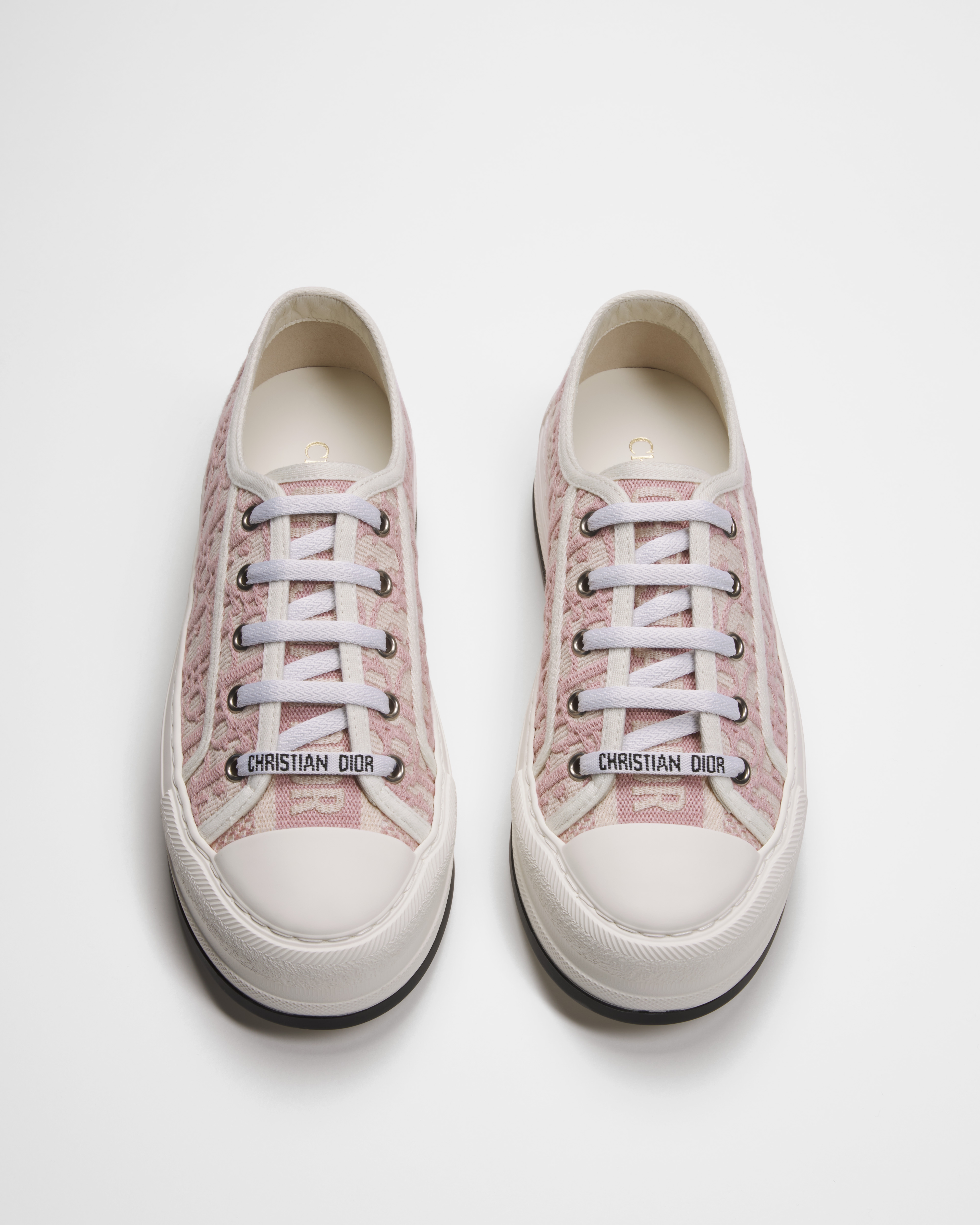 Walk'n'Dior プラットフォームスニーカー ディオール オブリーク エンブロイダリー コットン E06