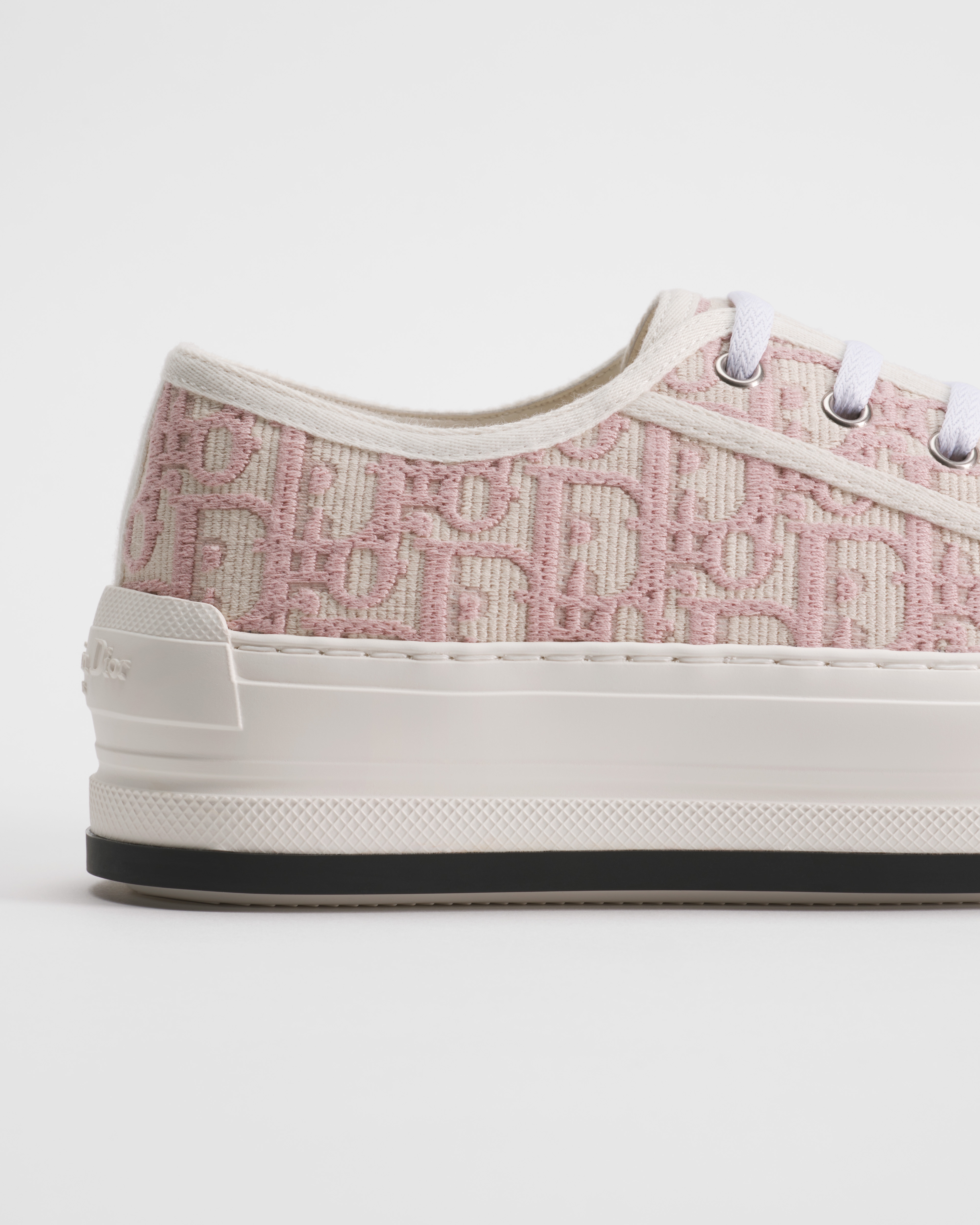 Sneaker de plataforma Walk'n'Dior Algodón bordado Dior Oblique nude E09