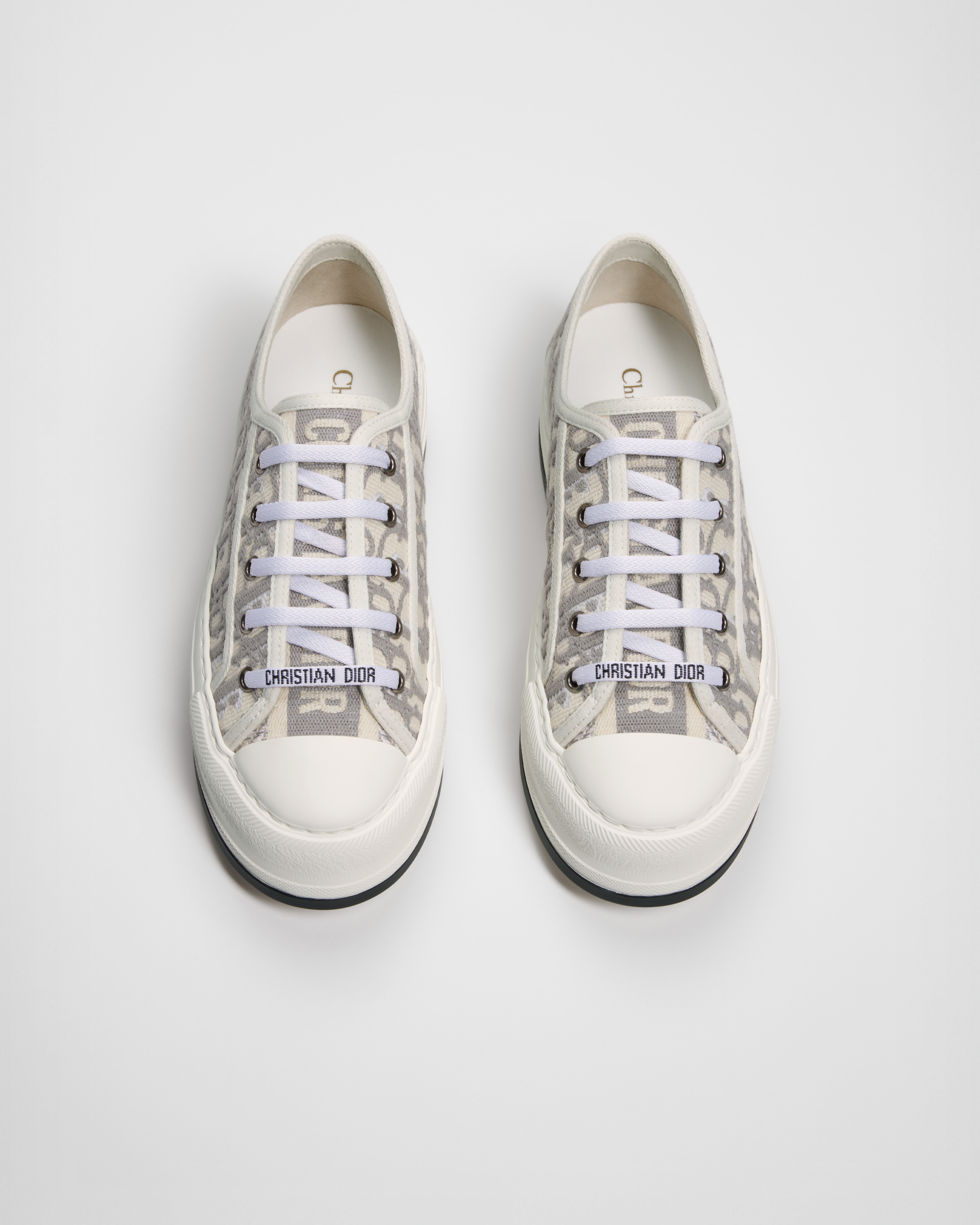 Walk'n'Dior プラットフォームスニーカー ディオール オブリーク エンブロイダリー コットン E06