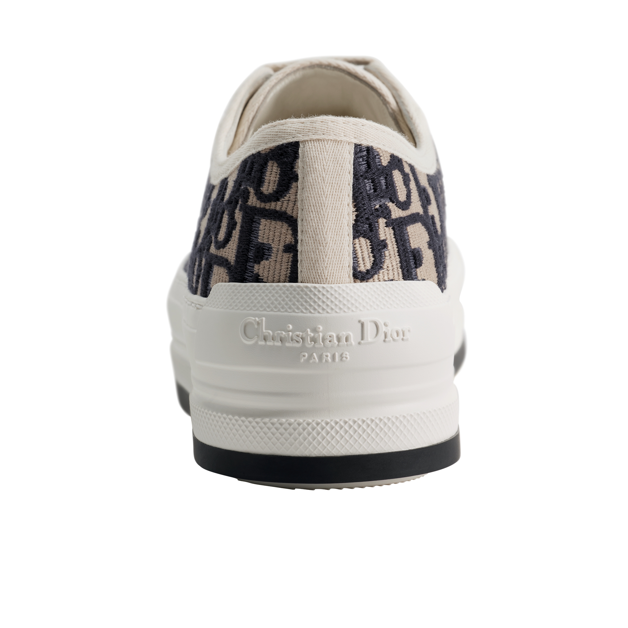 Walk'n'Dior Platform Sneaker Deep Blue Dior Oblique Embroidered Cotton E08