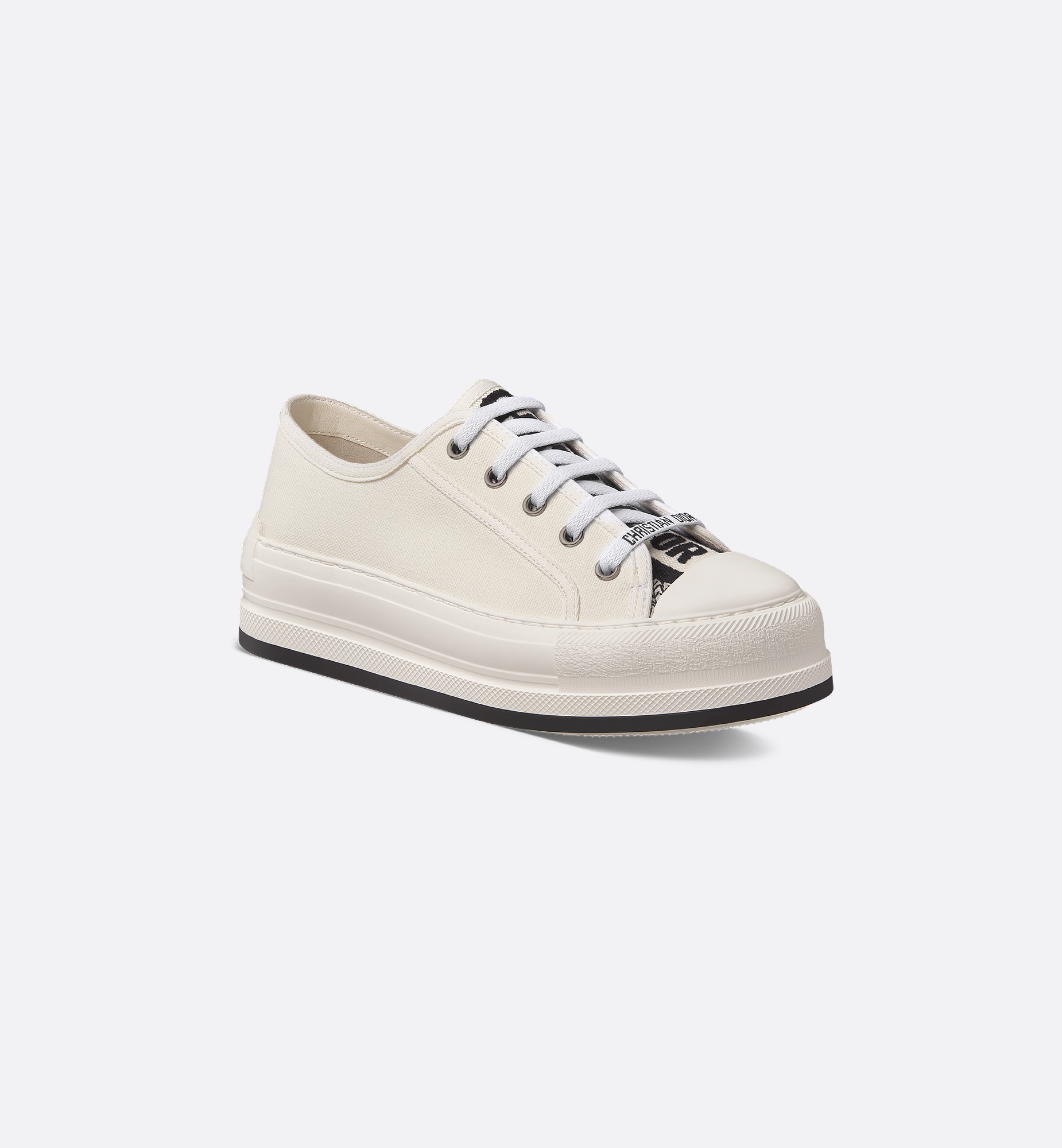 Walk'n'Dior Platform Sneaker White Cotton | DIOR Walk'n'Dior Platform Sneaker White Cotton | DIOR