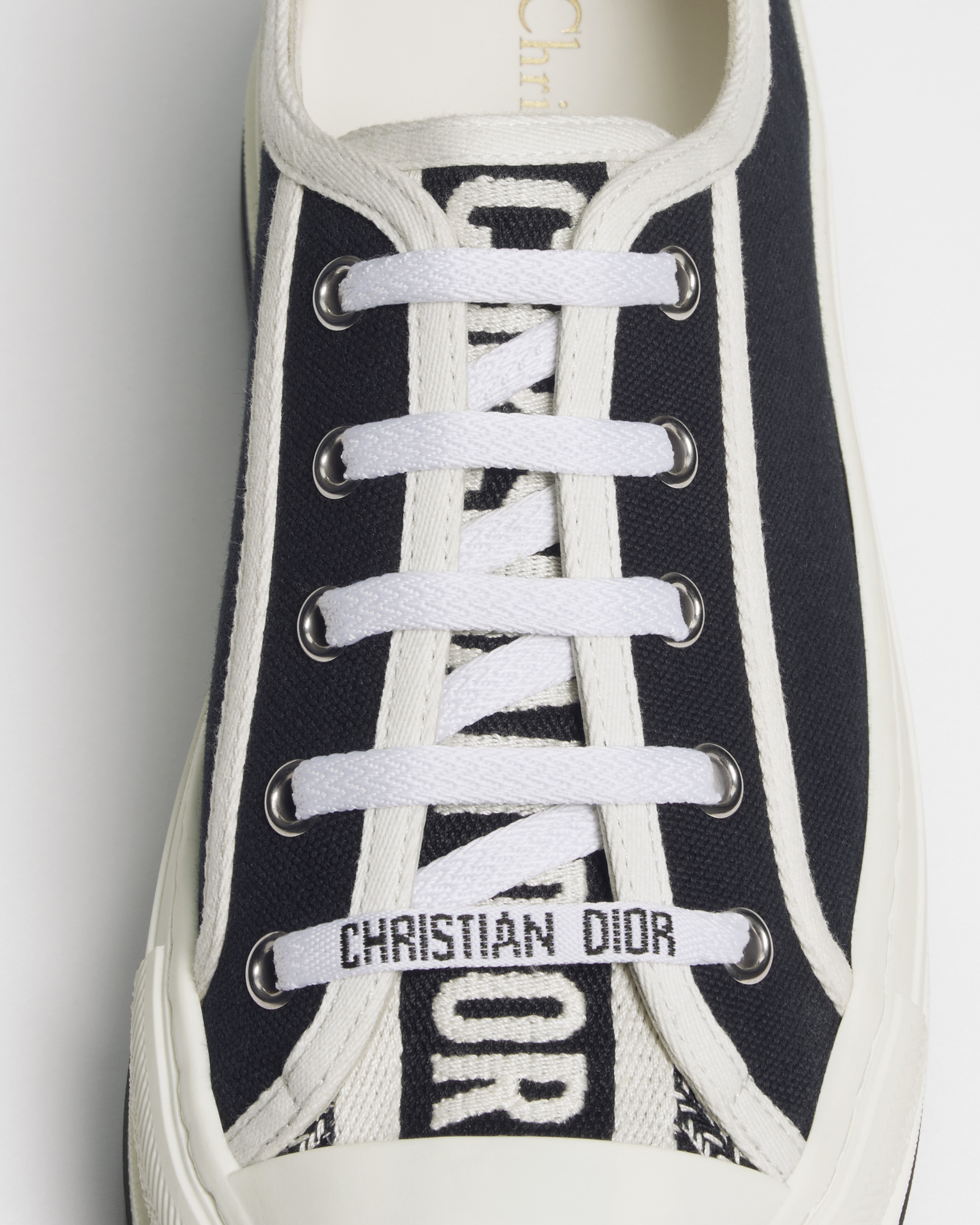 Sneaker à plateforme Walk'n'Dior Toile de coton noir E12