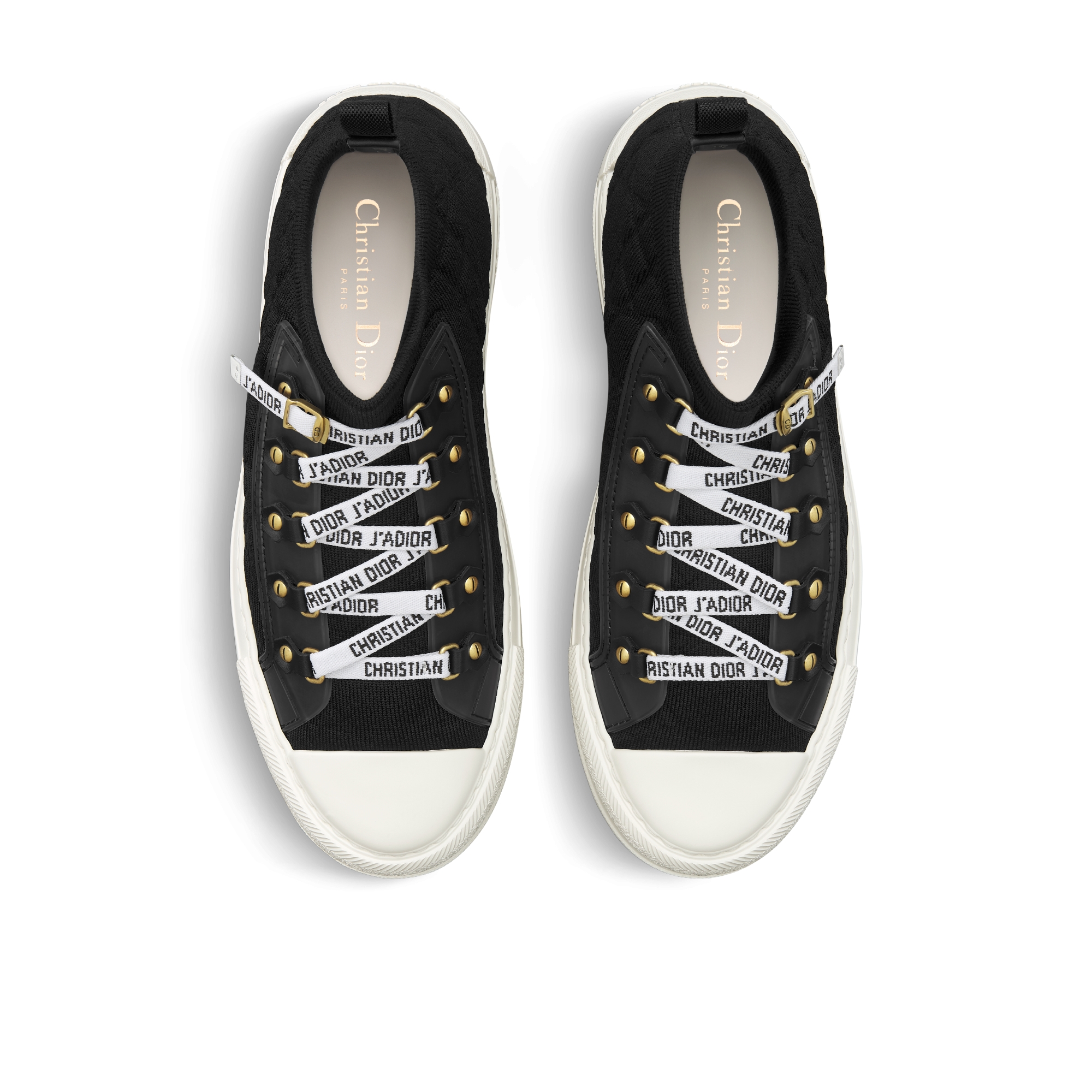 Sneaker à plateforme Walk'n'Dior Maille technique à motif Macrocannage noir E06