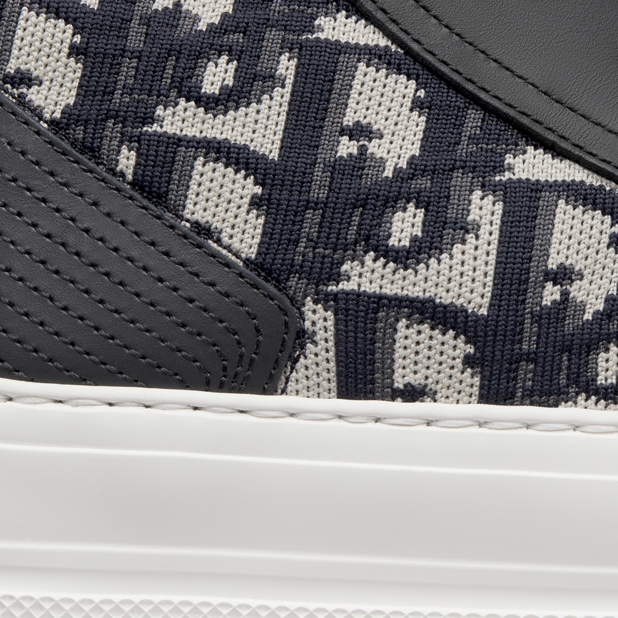 Walk'n'Dior Platform Sneaker Deep Blue Dior Oblique Technical Mesh and Calfskin E09