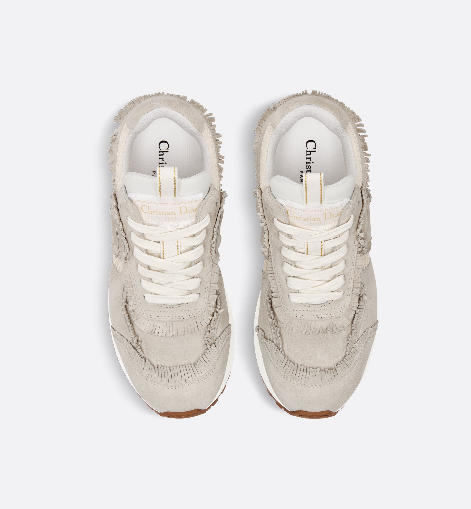C'est Dior Sneaker Ecru Suede Calfskin and Mesh | DIOR C'est Dior Sneaker Ecru Suede Calfskin and Mesh | DIOR