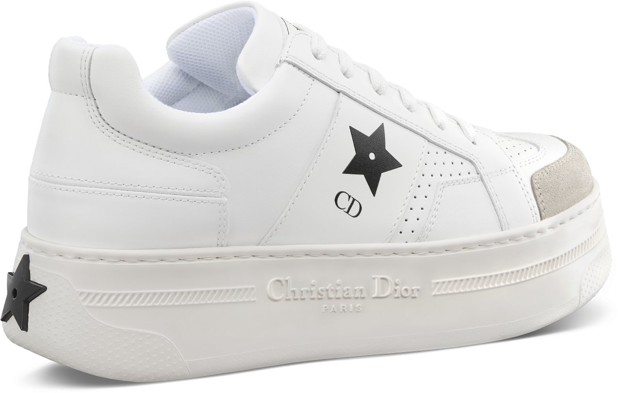 Dior Star Platform Sneaker Three quarter back view