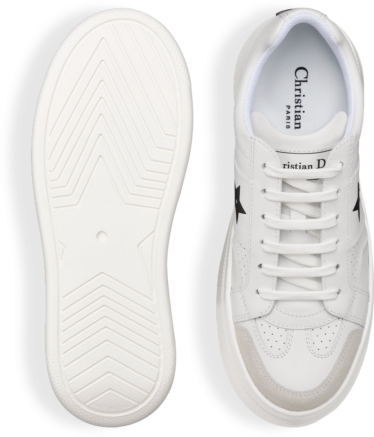 Dior Star Platform Sneaker Unfolded view