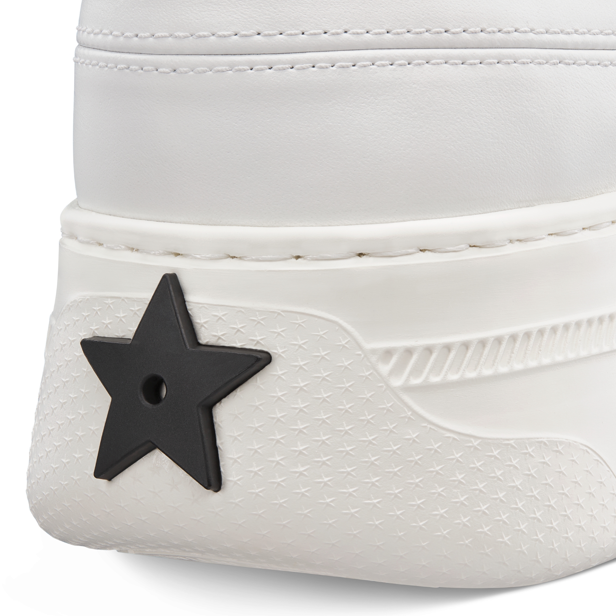 Dior Star Sneaker mit Plateausohle Kalbsleder und Kalbsveloursleder in Weiß E10